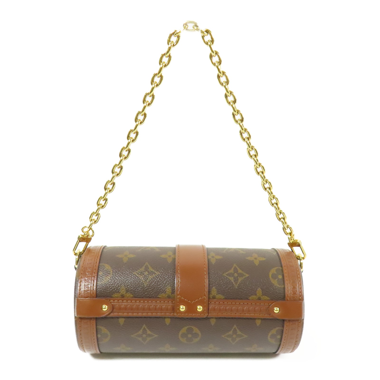 LOUIS VUITTON LV GHW Papillon Trunk 2way Shoulder Bag M57835 Monogram Brown