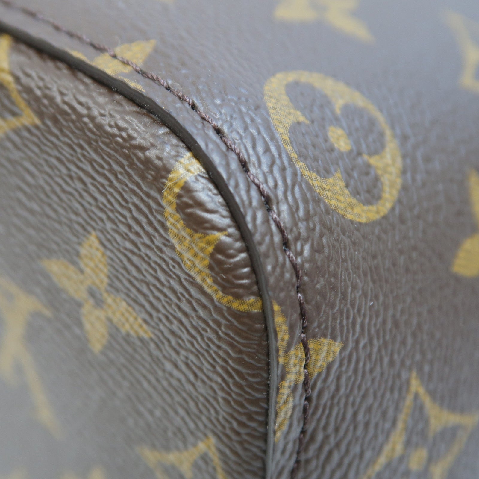 LOUIS VUITTON Monogram Neo Noe MM金扣肩背袋啡色/黑色