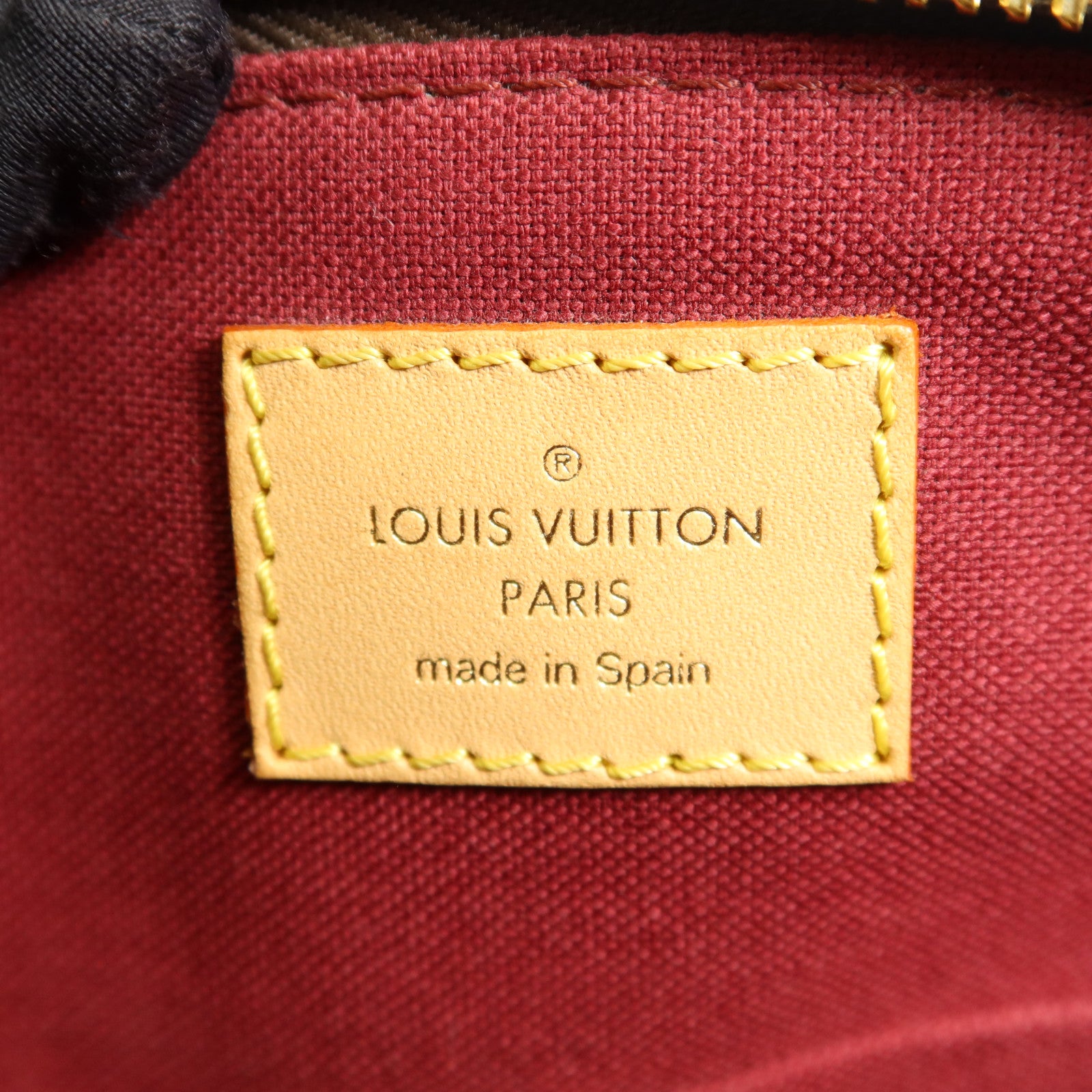 LOUIS VUITTON Monogram Petit Palais金扣手挽肩背兩用袋棕色