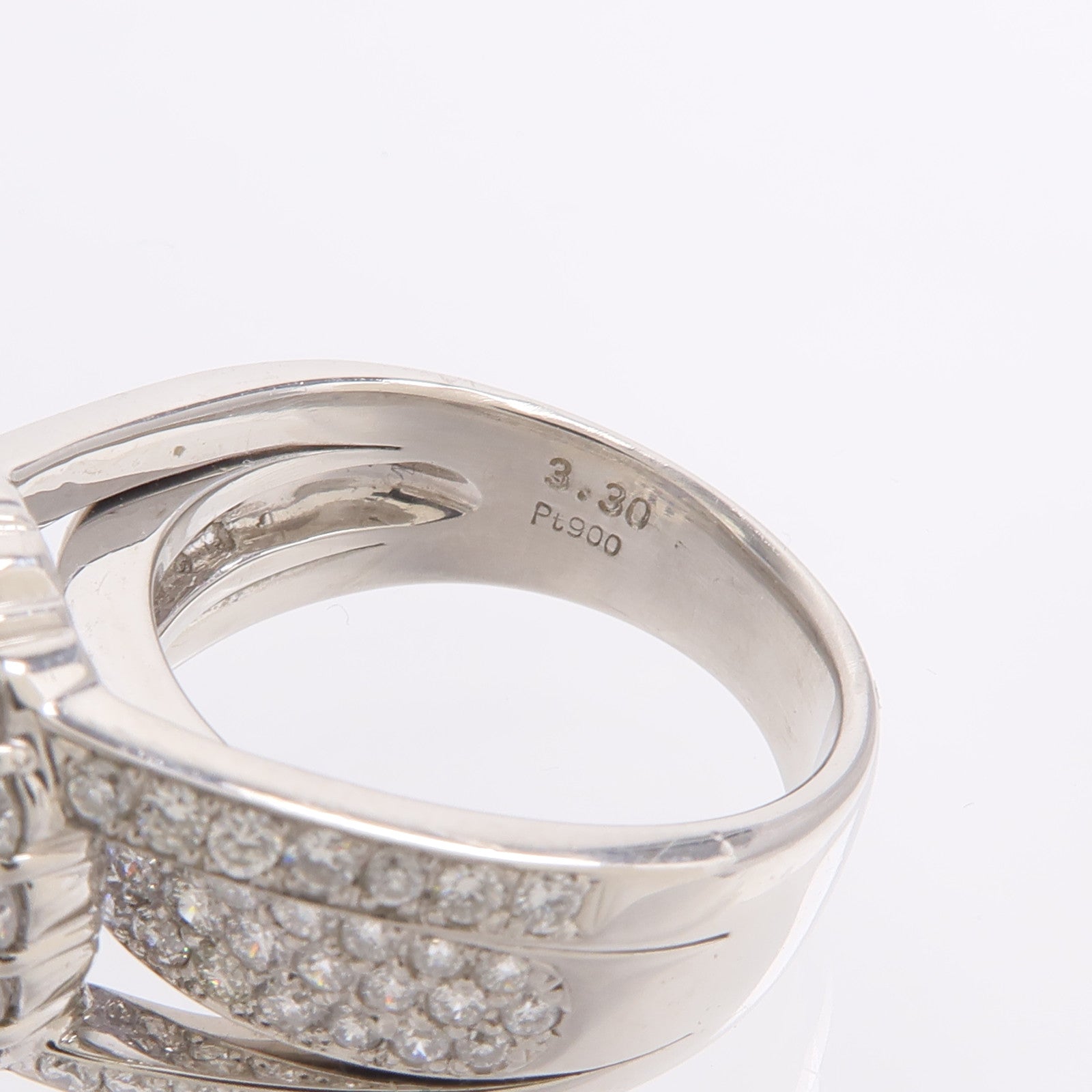 JEWELRY PT900鉑金Sapphire Diamond藍寶石/鑽石戒指