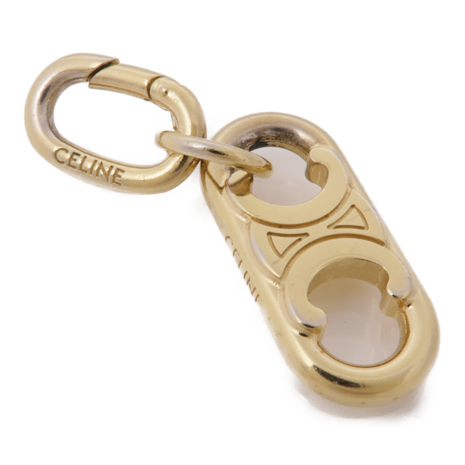 CELINE 金屬Triomphe吊墜