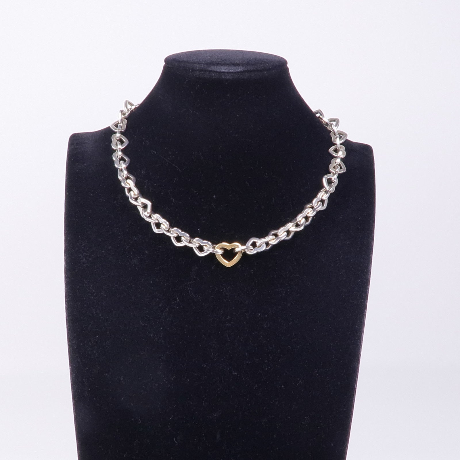 TIFFANY＆CO 925純銀/18K黃金Necklace項鍊