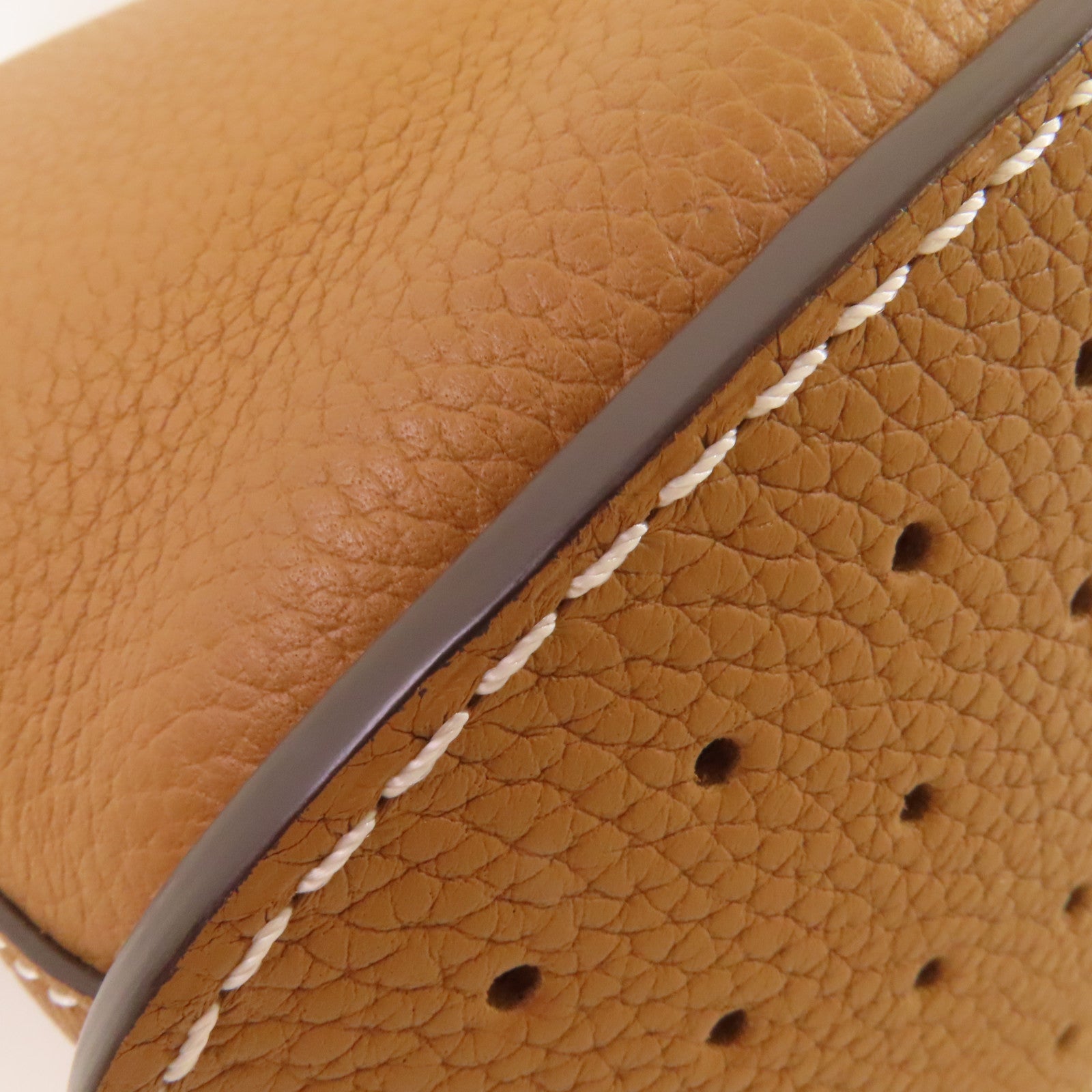 Delvaux 牛皮皮革Pin Daily Suppique Shoulder Bag金扣肩背袋啡色