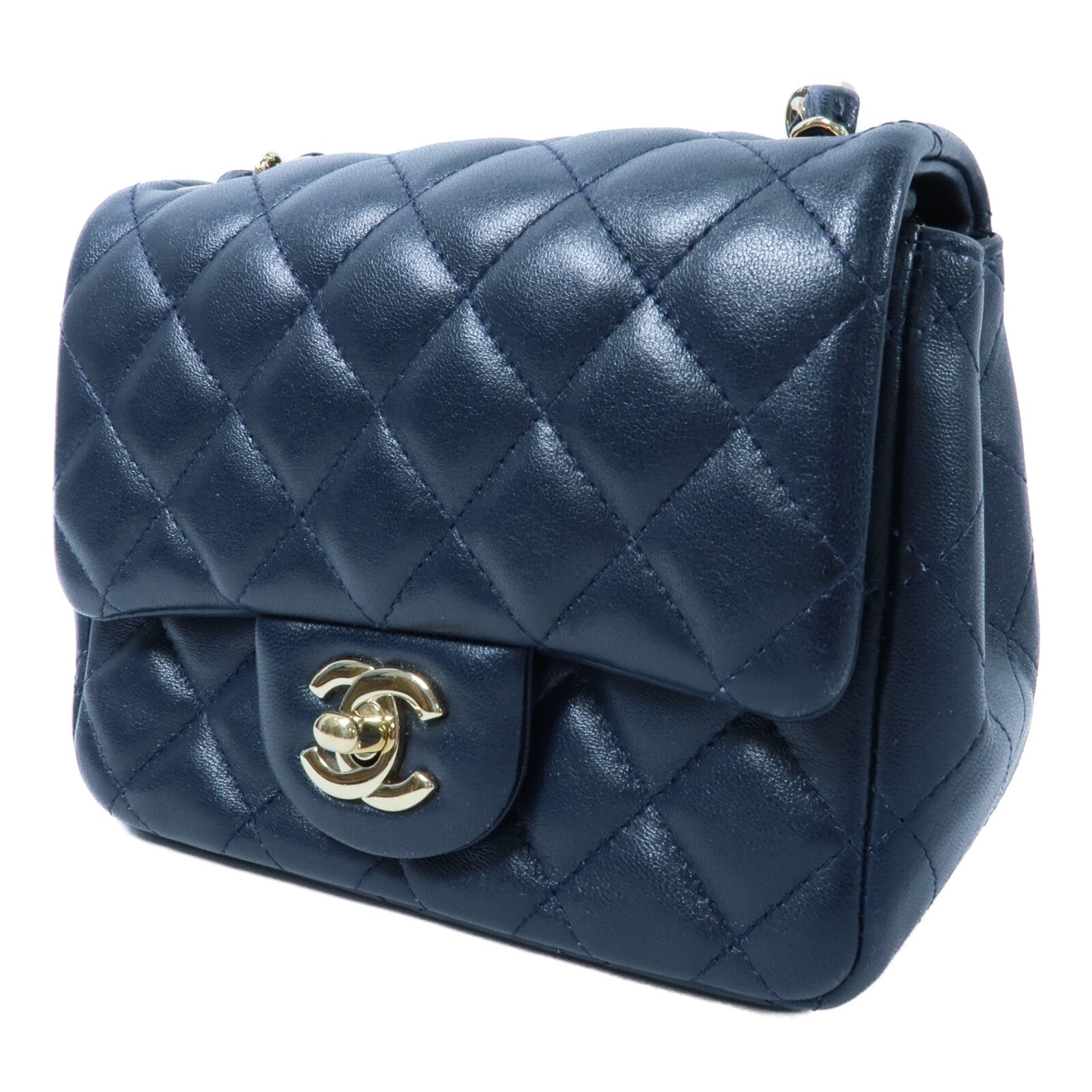 CHANEL 羊皮皮革Classic 17鏈帶肩背袋