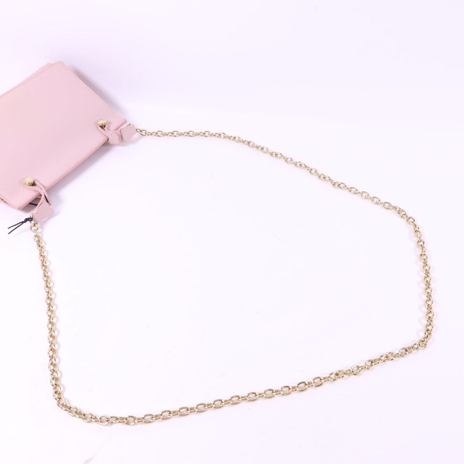 Furla 牛皮皮革Chain Shoulder Bag金扣鏈帶肩背袋