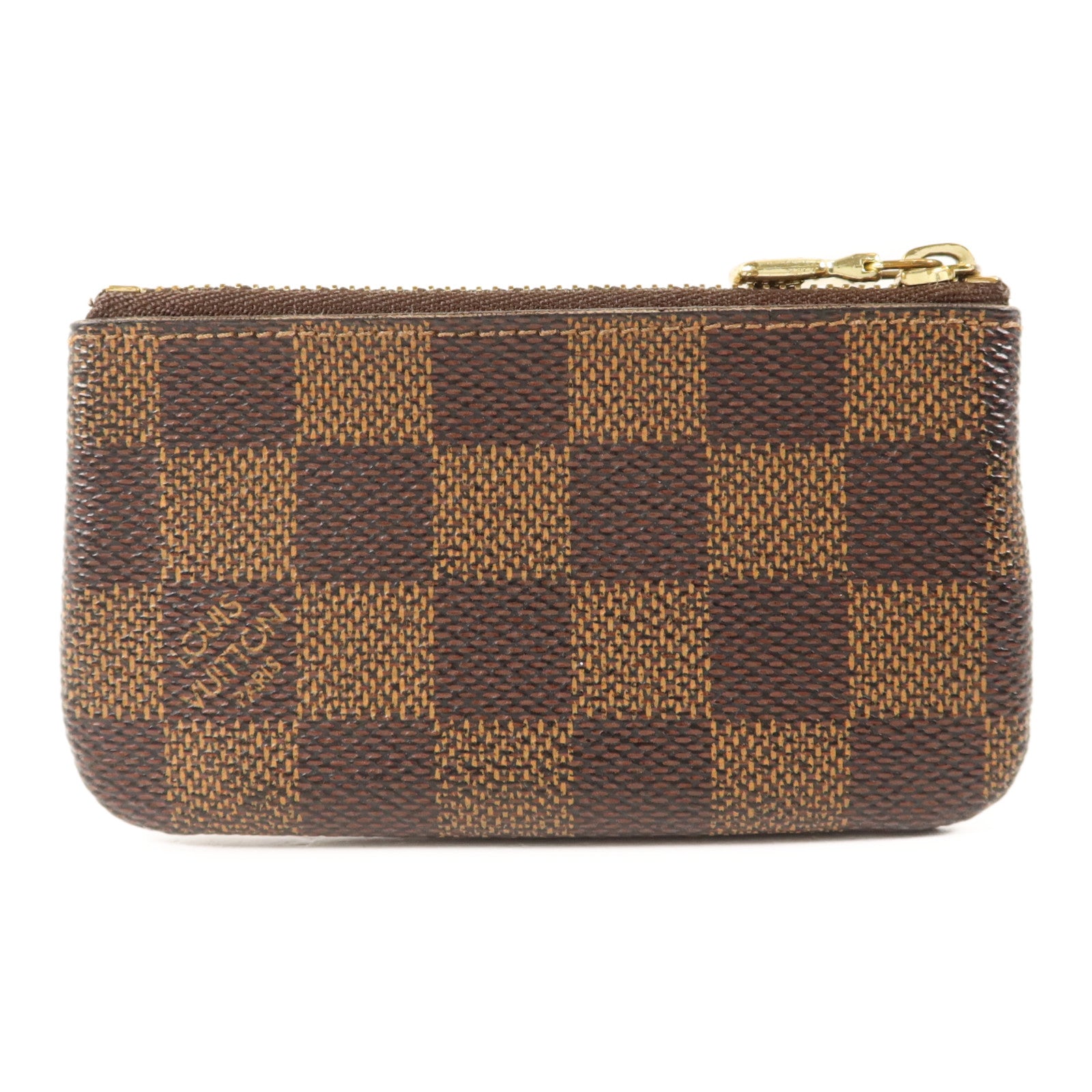 LOUIS VUITTON Damier Pochette Cles金扣零錢包