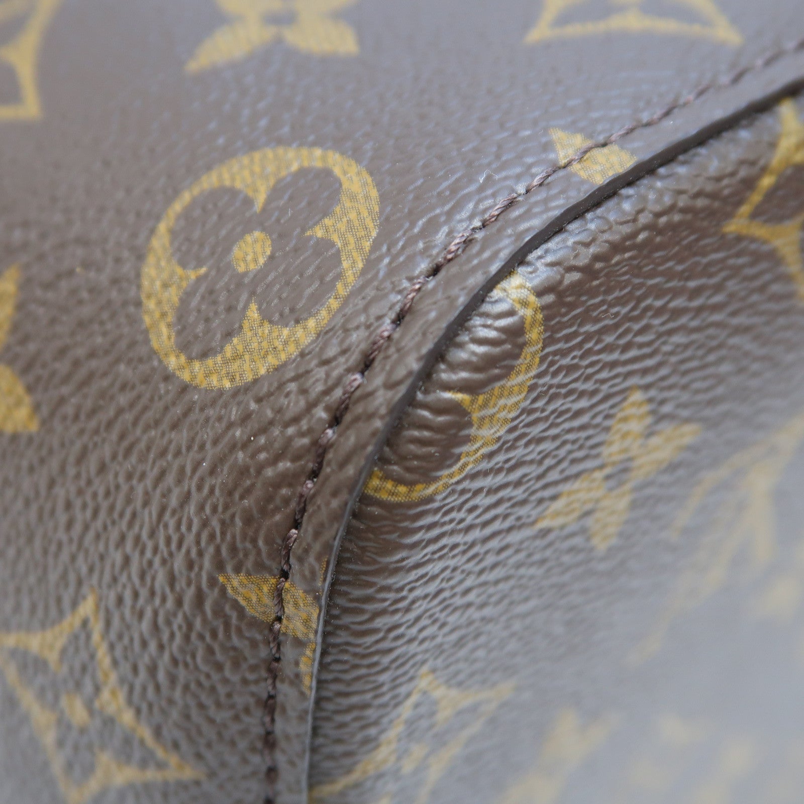 LOUIS VUITTON Monogram Neo Noe MM金扣肩背袋啡色/黑色
