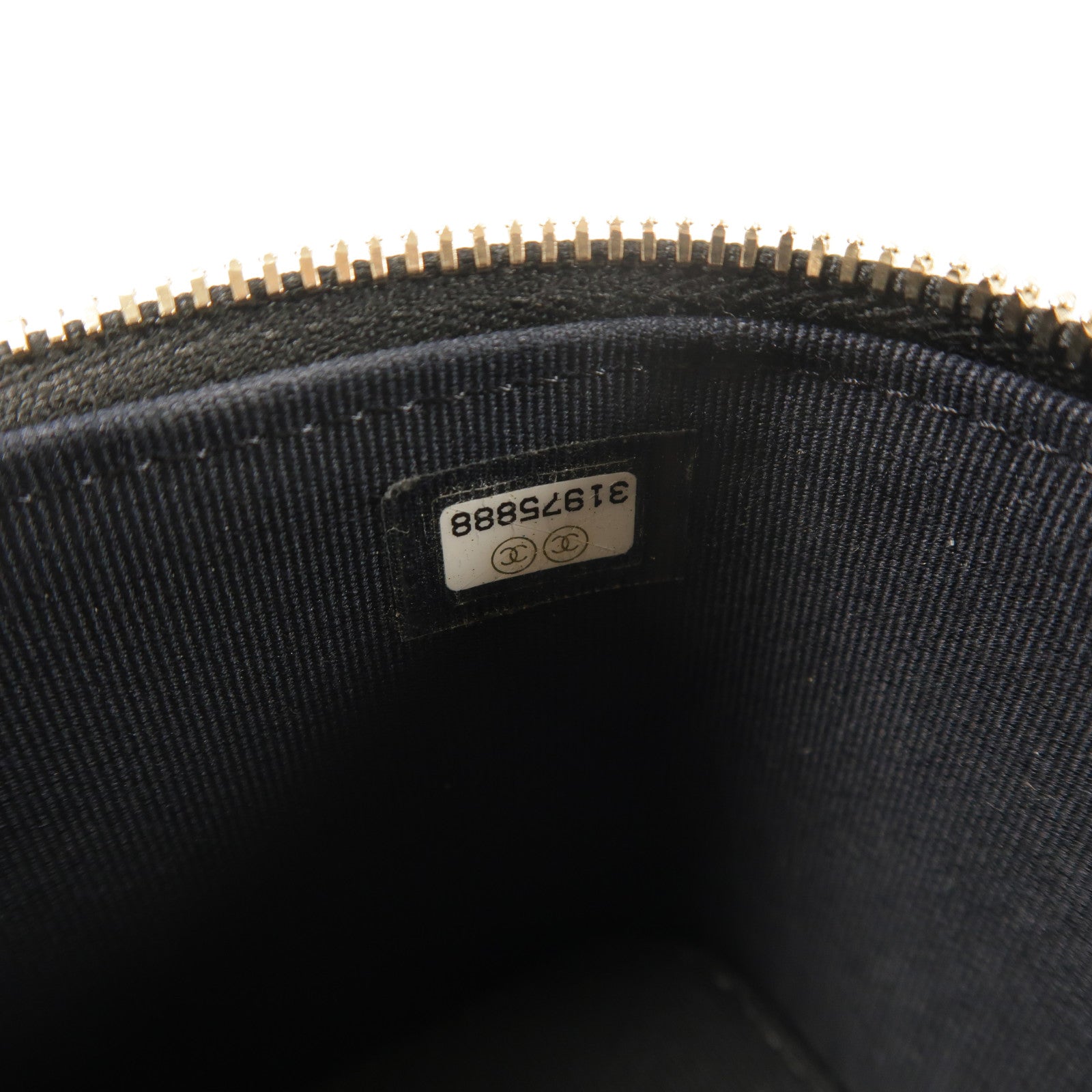 CHANEL 牛皮皮革Vanity Case鏈帶肩背袋