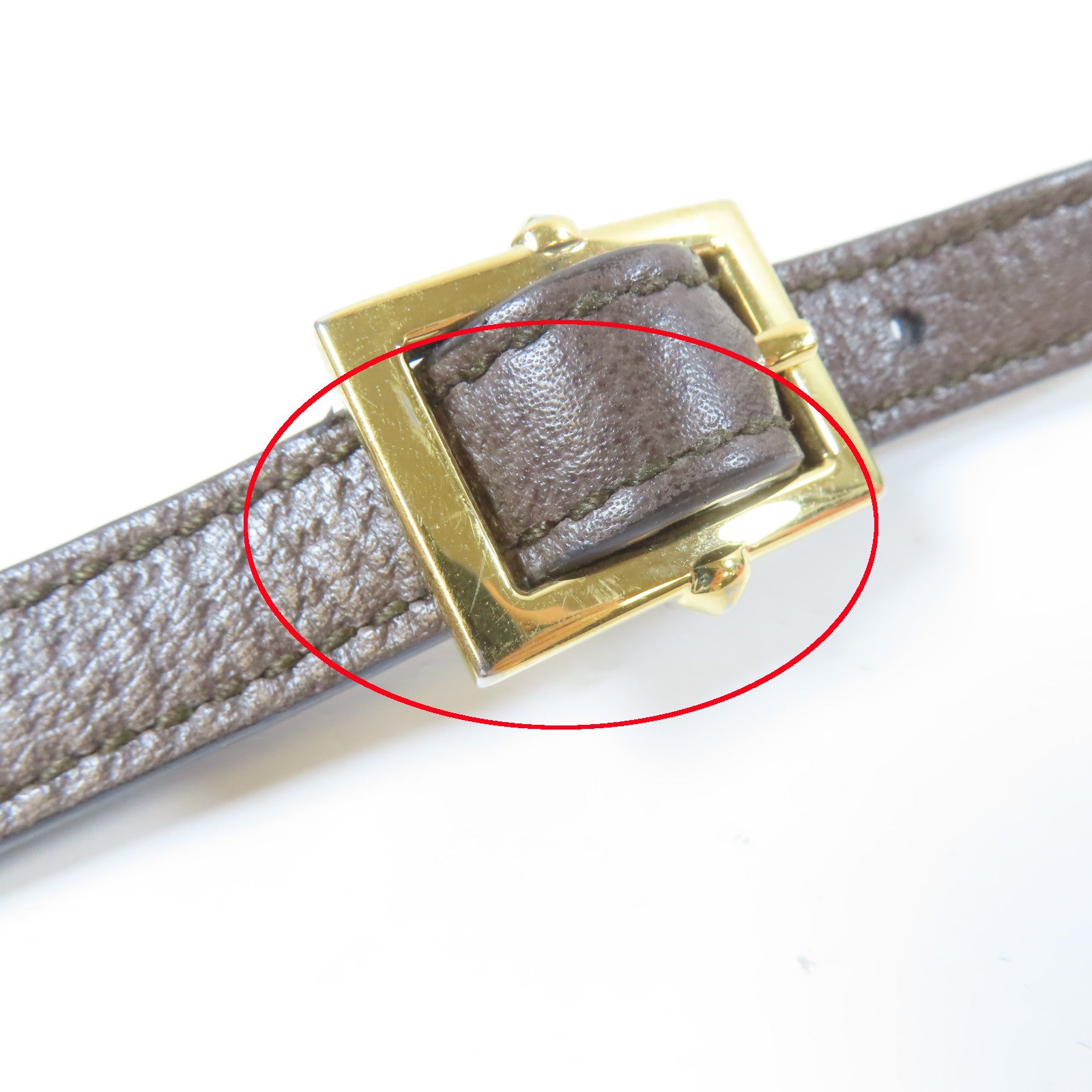 GUCCI 塗層帆布Ophidia GG金扣肩背袋啡色