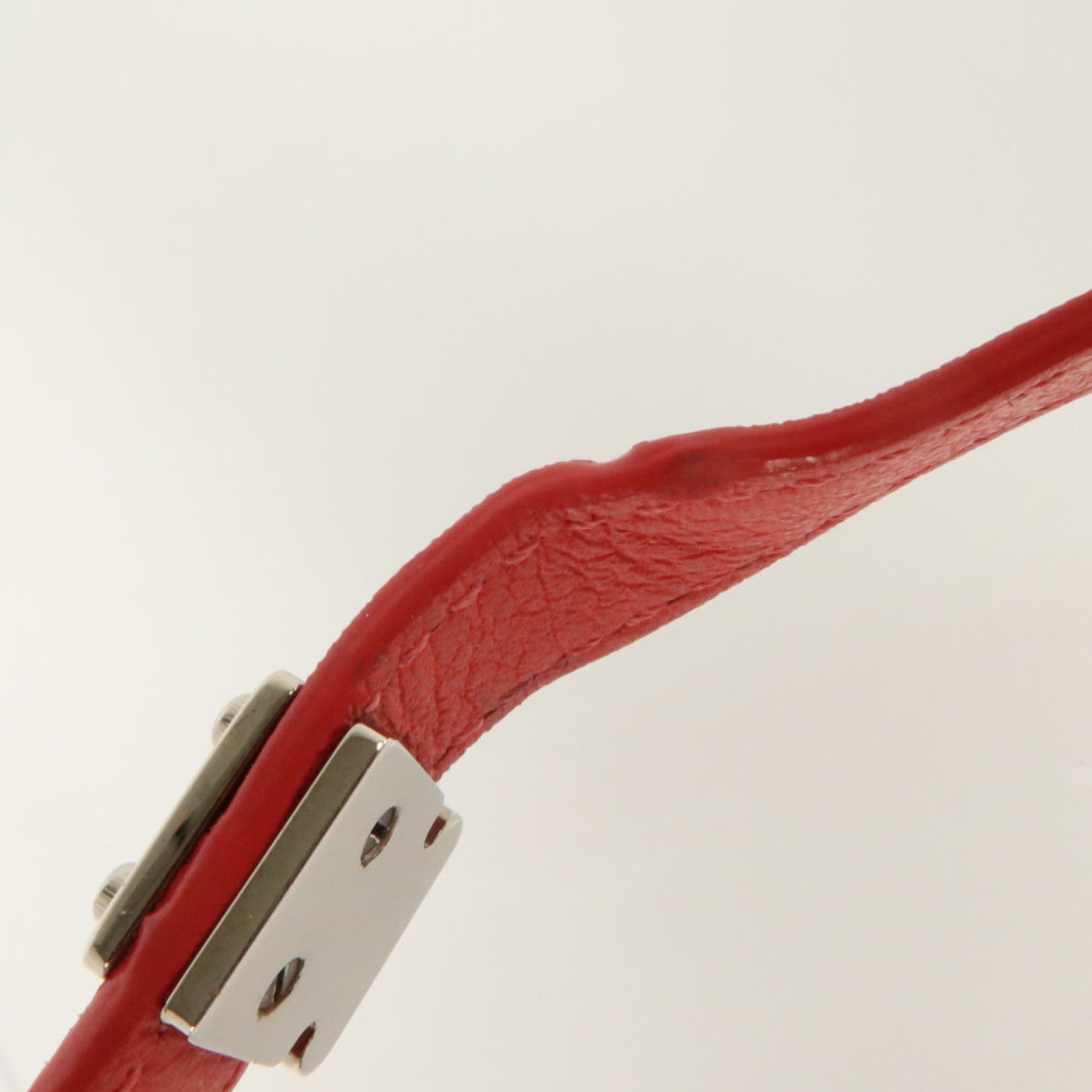 LOUIS VUITTON Monogram/金属Brasle Lockit Double Wrap Bracelet銀扣手鏈