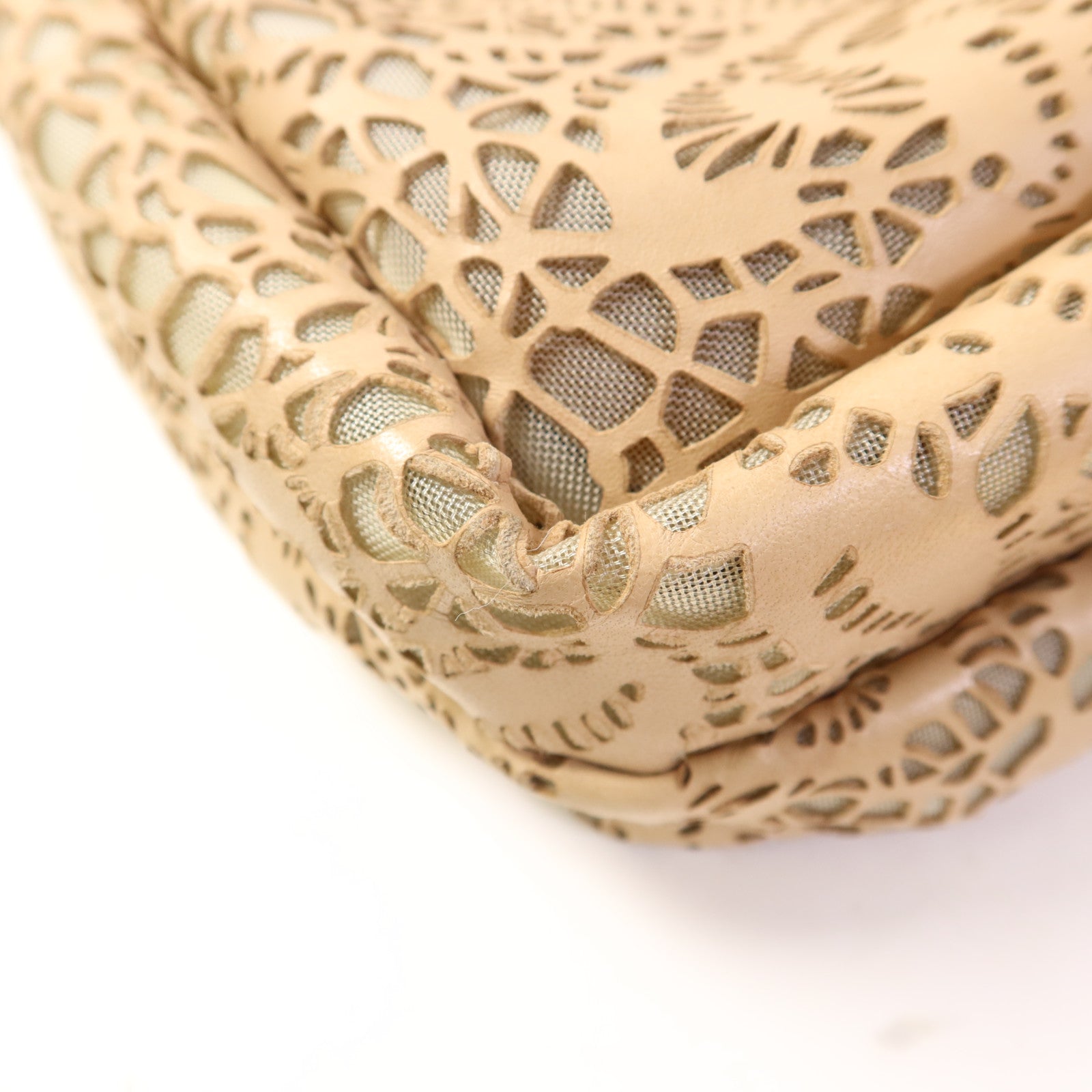 Valentino 牛皮皮革/漆皮皮革Handbag銀扣肩背袋