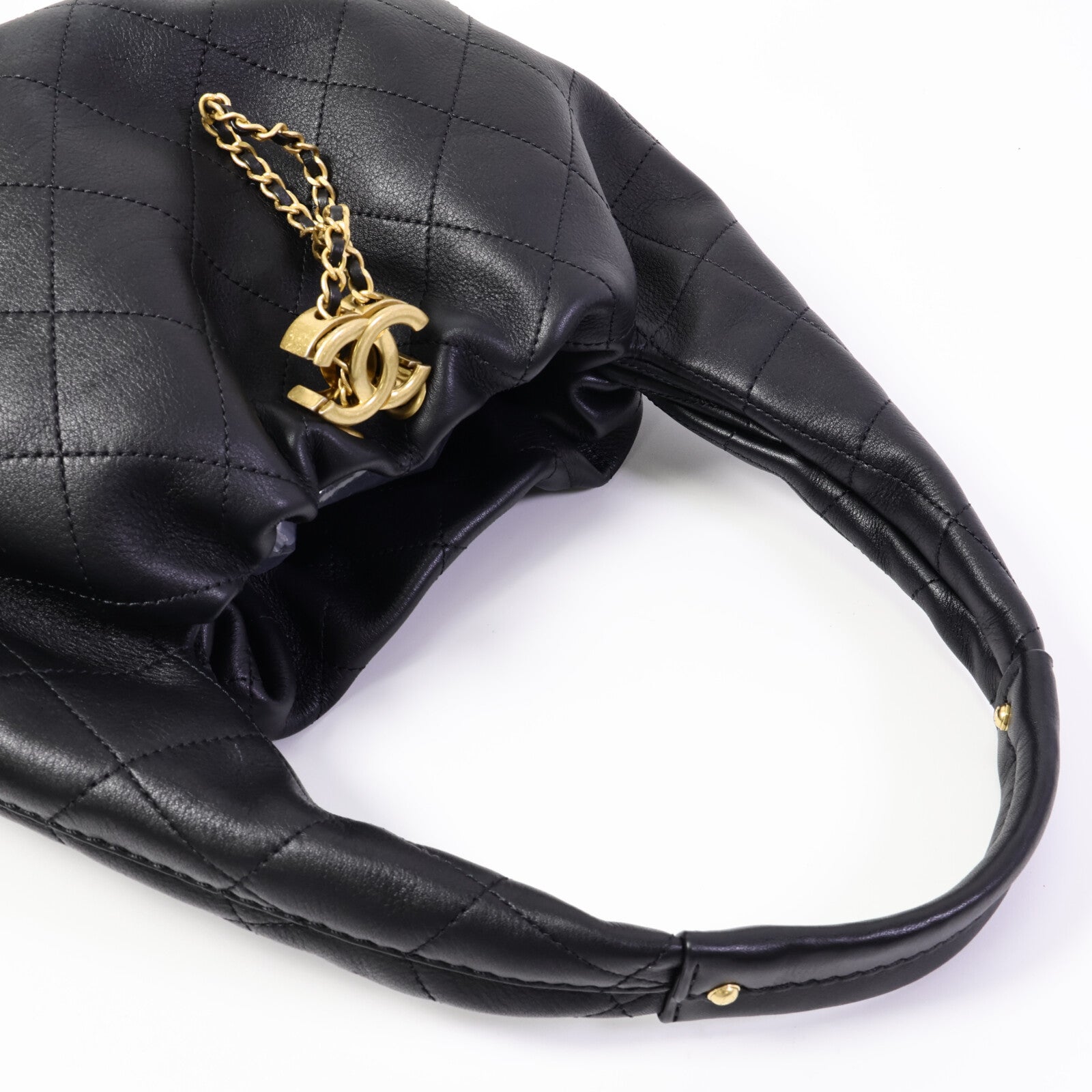 CHANEL 【激減優惠】牛皮皮革Hobo肩背袋