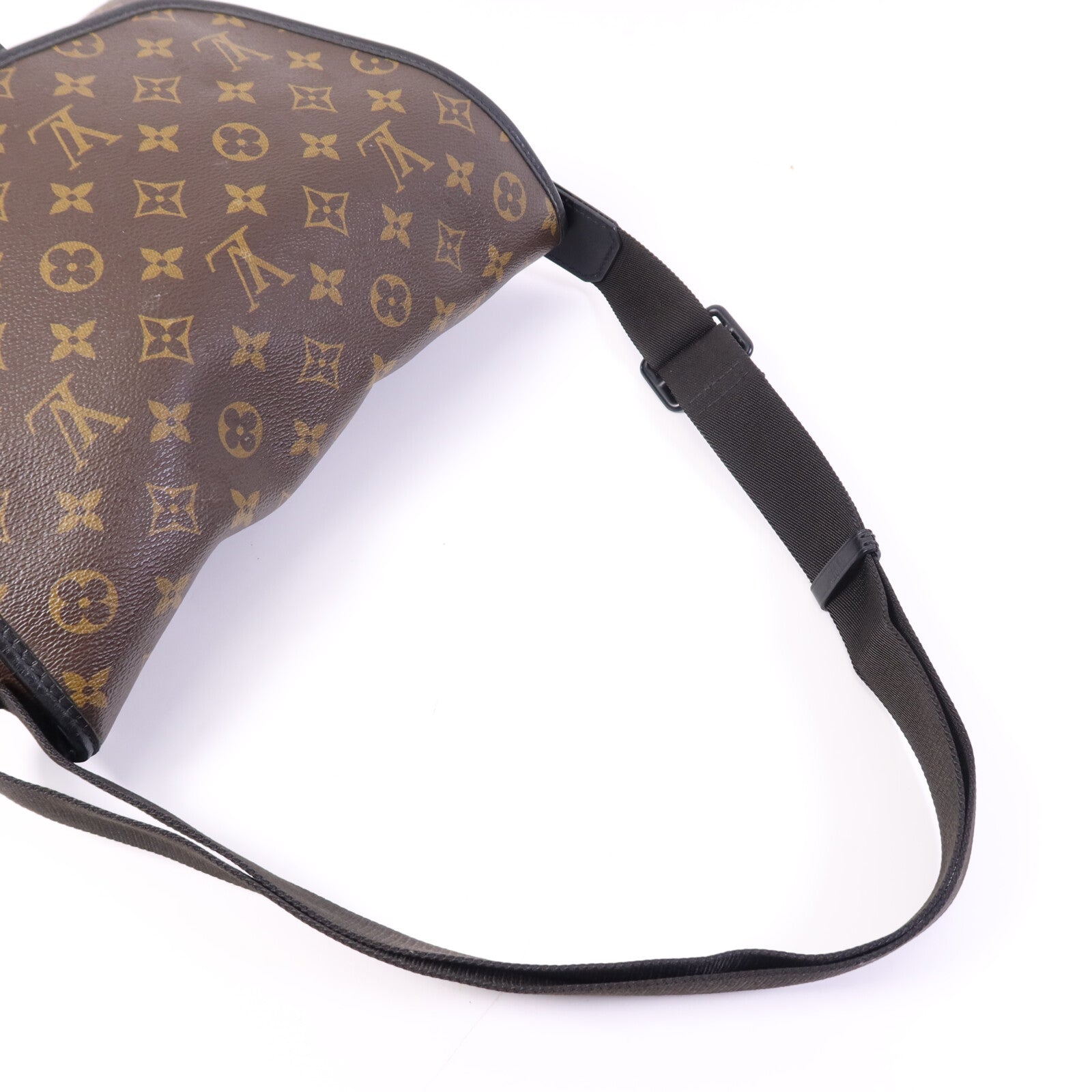 LOUIS VUITTON Monogram Macassar Magnetic Messenger Bag肩背袋