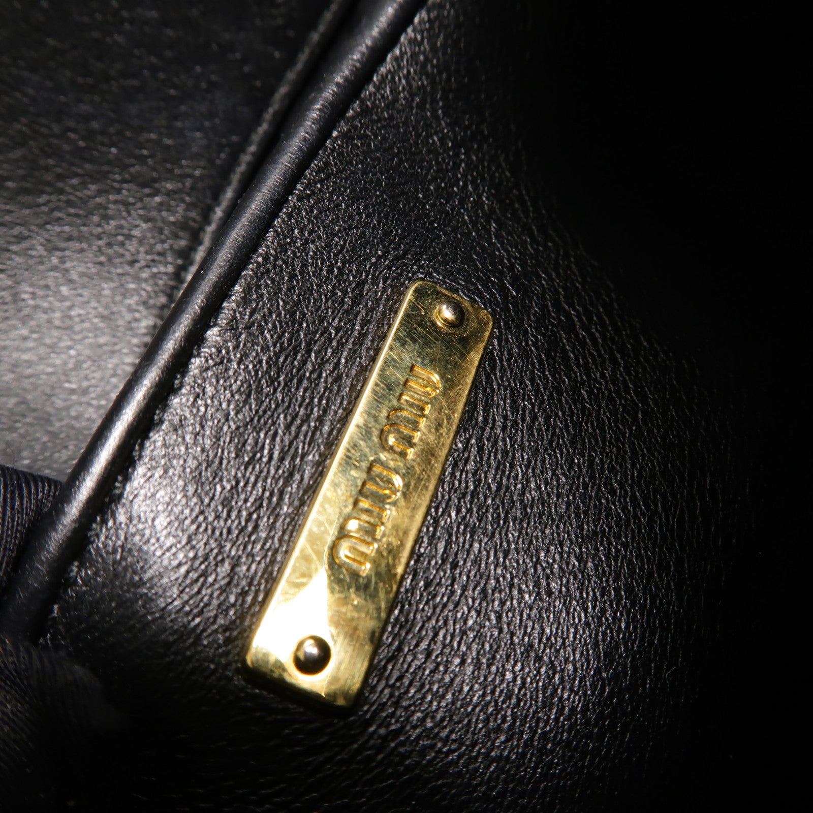 Miu Miu 羊皮皮革Shoulder Bag肩背袋