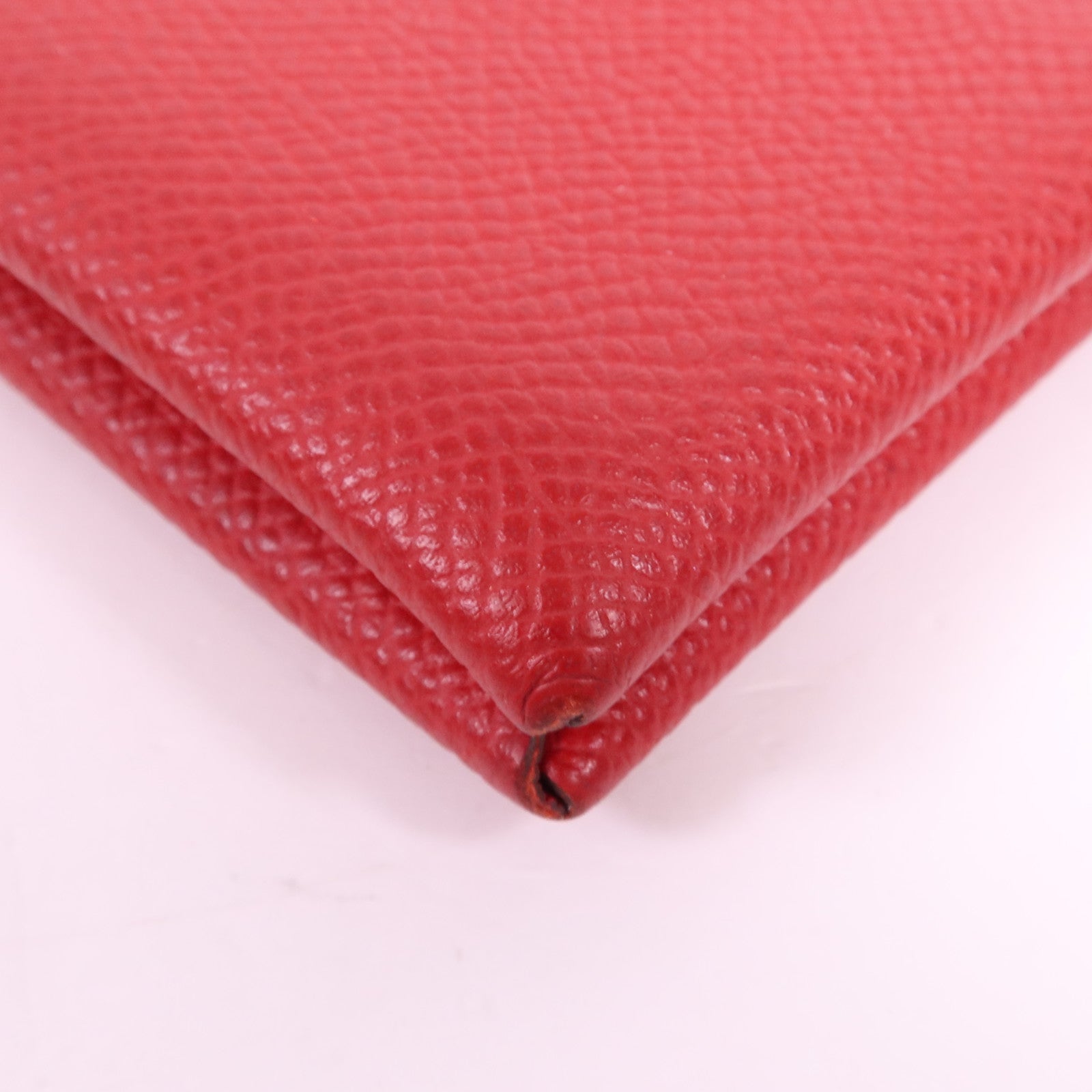 HERMES Epsom皮革Card Holder銀扣卡片套