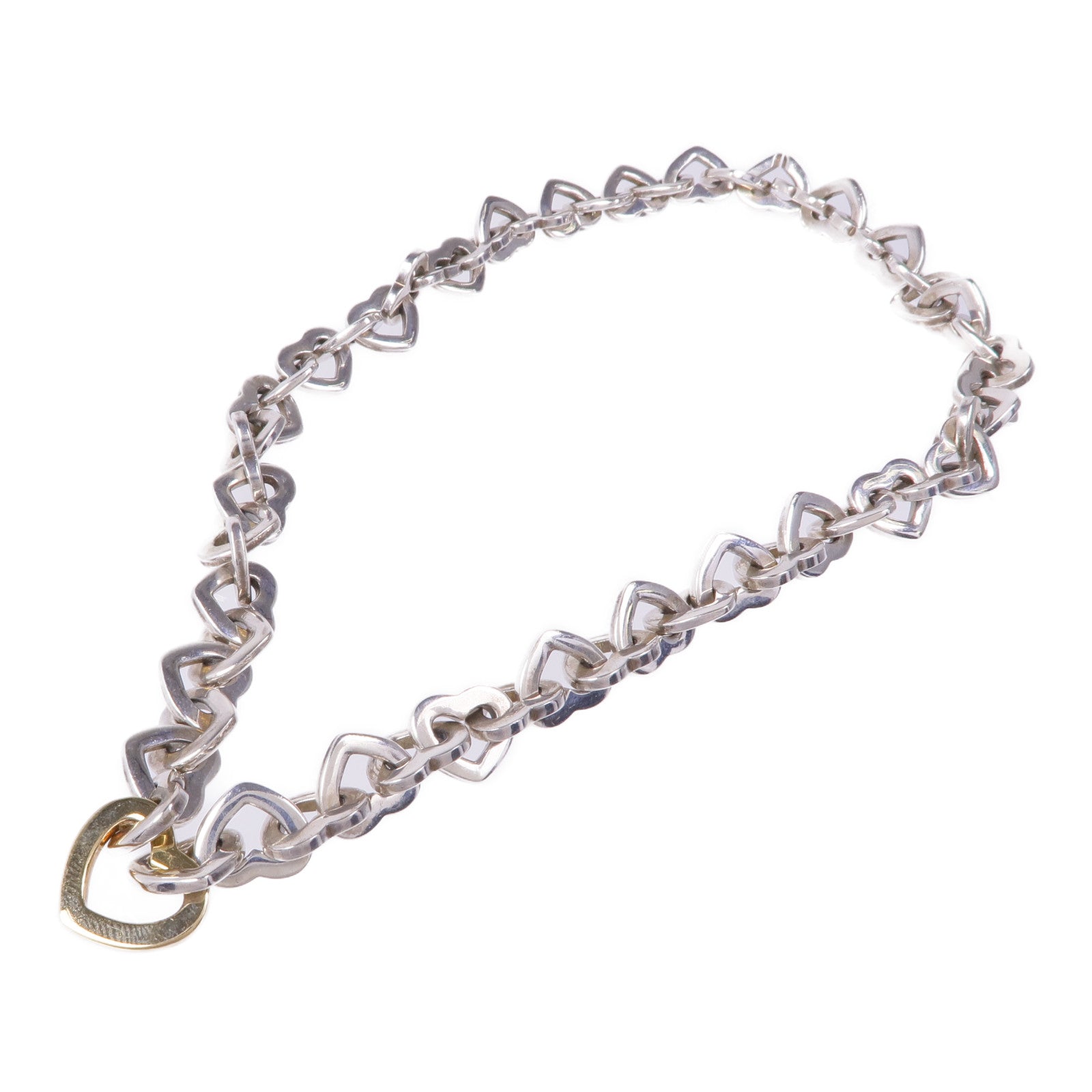 TIFFANY＆CO 925純銀/18K黃金Necklace項鍊