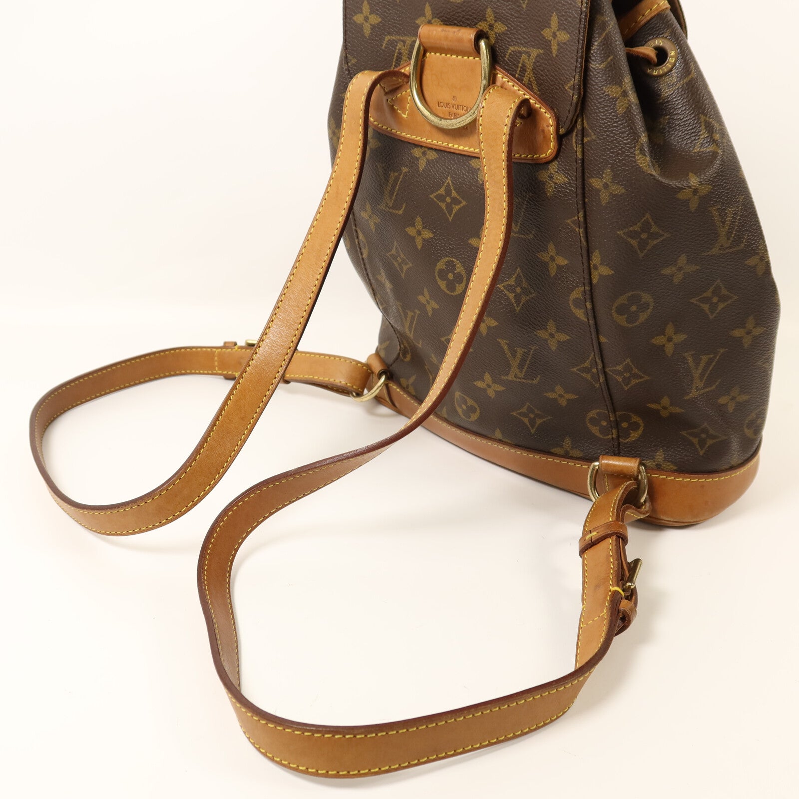 LOUIS VUITTON Monogram Mini Montsouris金扣背包