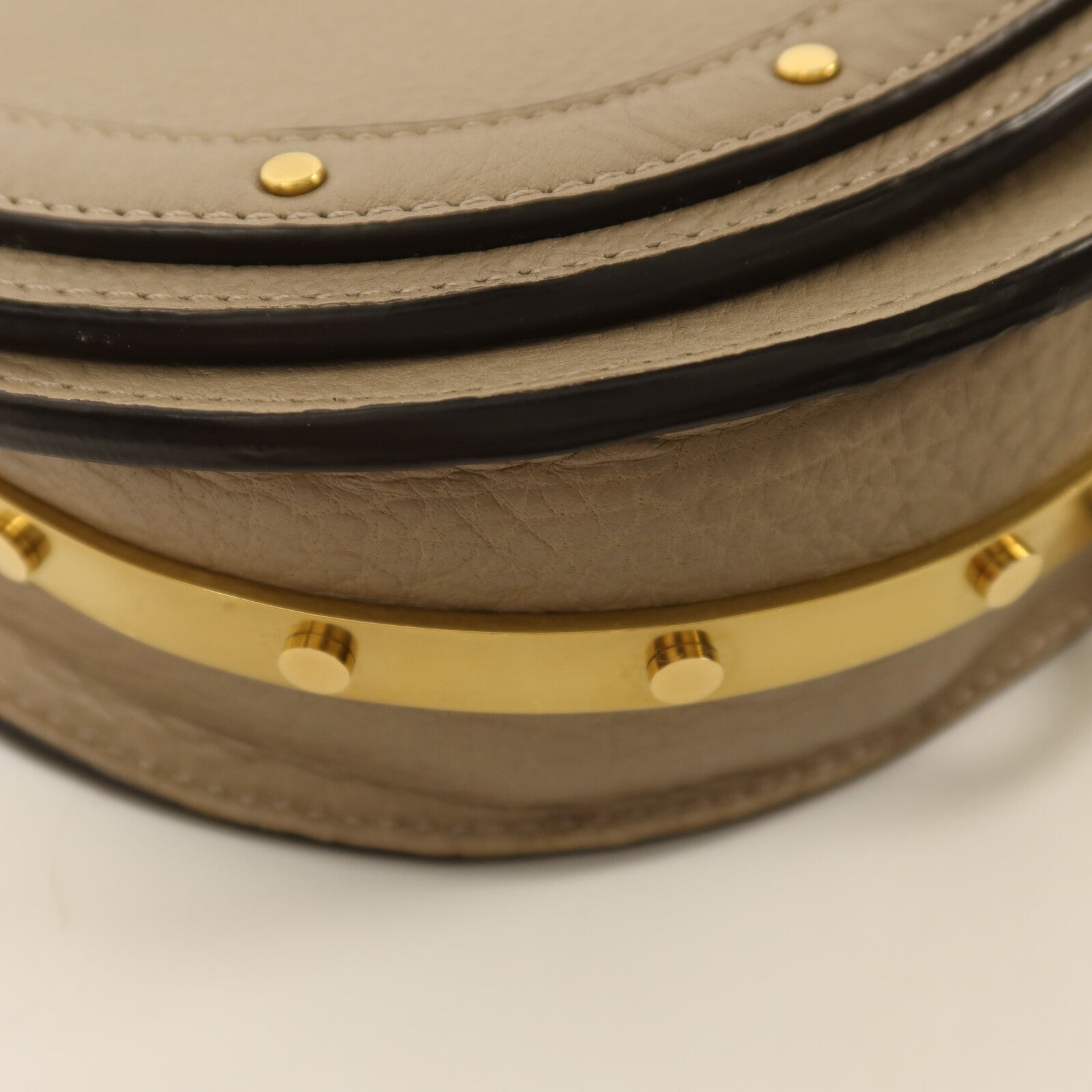 Chloe 牛皮皮革Nile Minaudiere Bracelet Bag金扣手挽肩背兩用袋