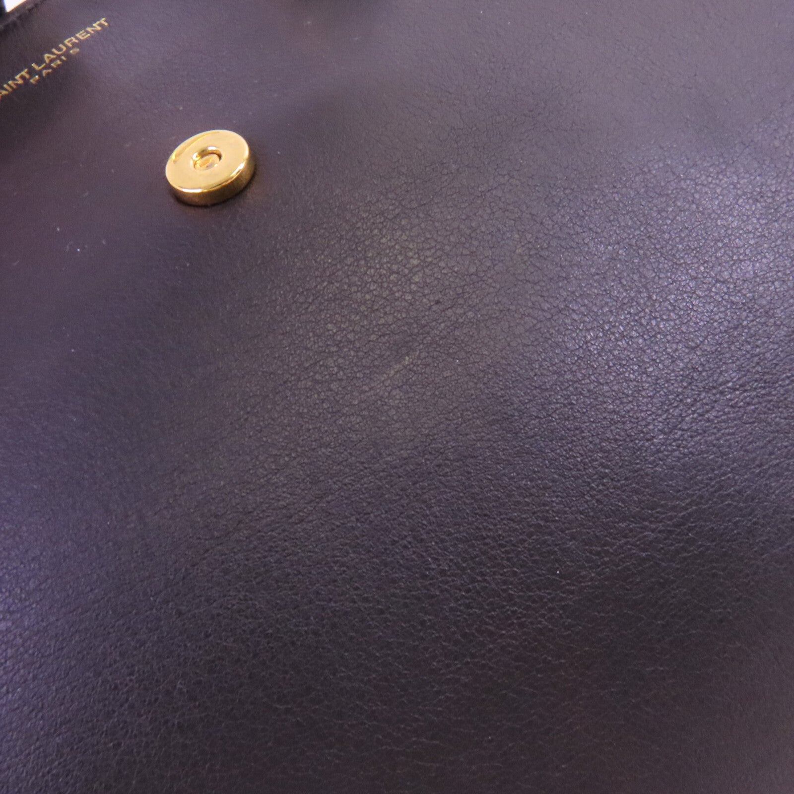 SAINT LAURENT 牛皮皮革2Way Shoulder Bag金扣手挽肩背兩用袋