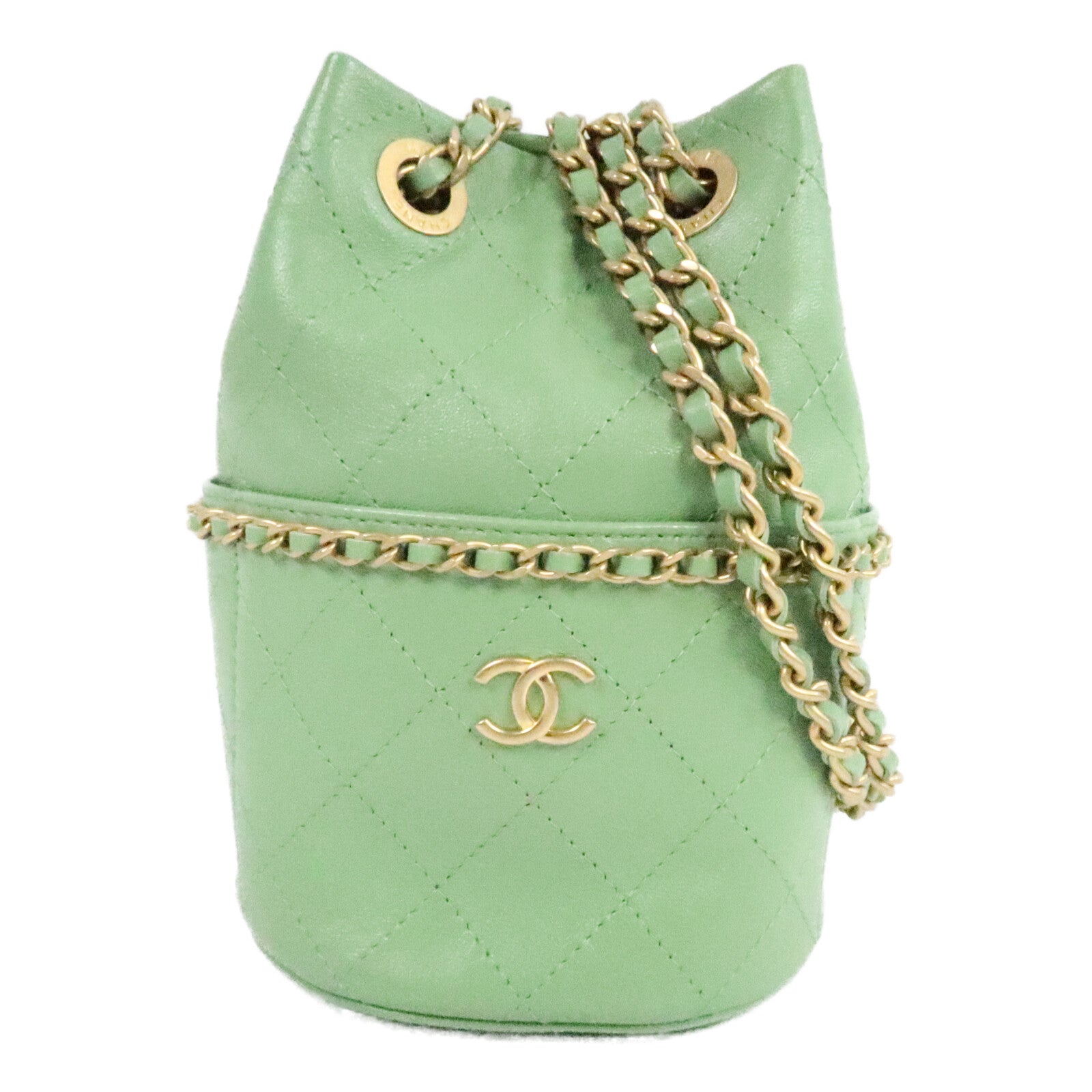 CHANEL 羊皮皮革Chain Shoulder Bag肩背袋