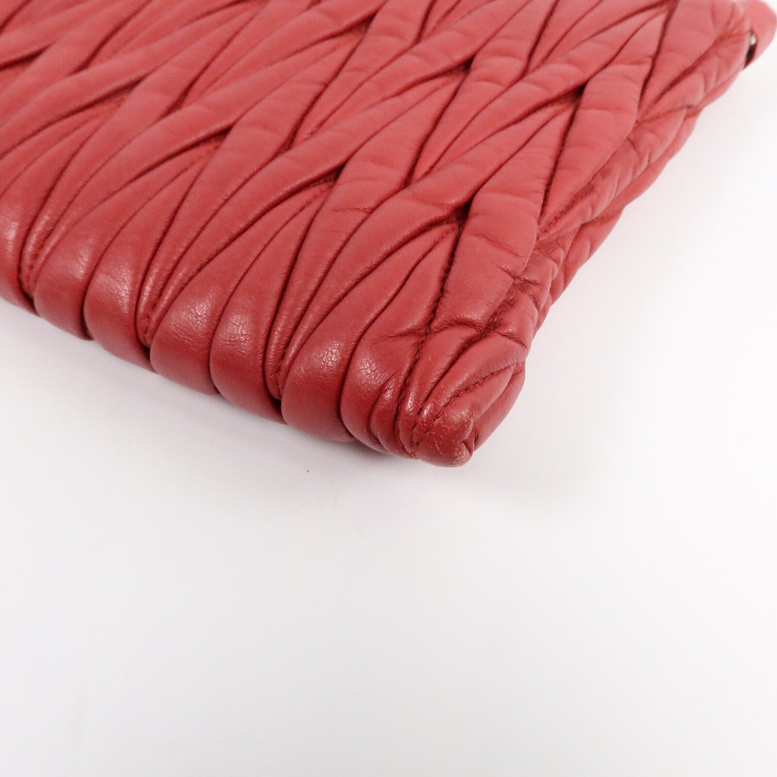 Miu Miu 羊皮皮革Shoulder Clutch Bag肩背袋