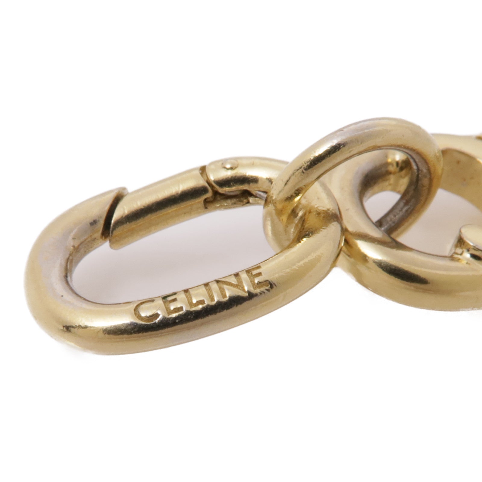 CELINE 金屬Triomphe吊墜