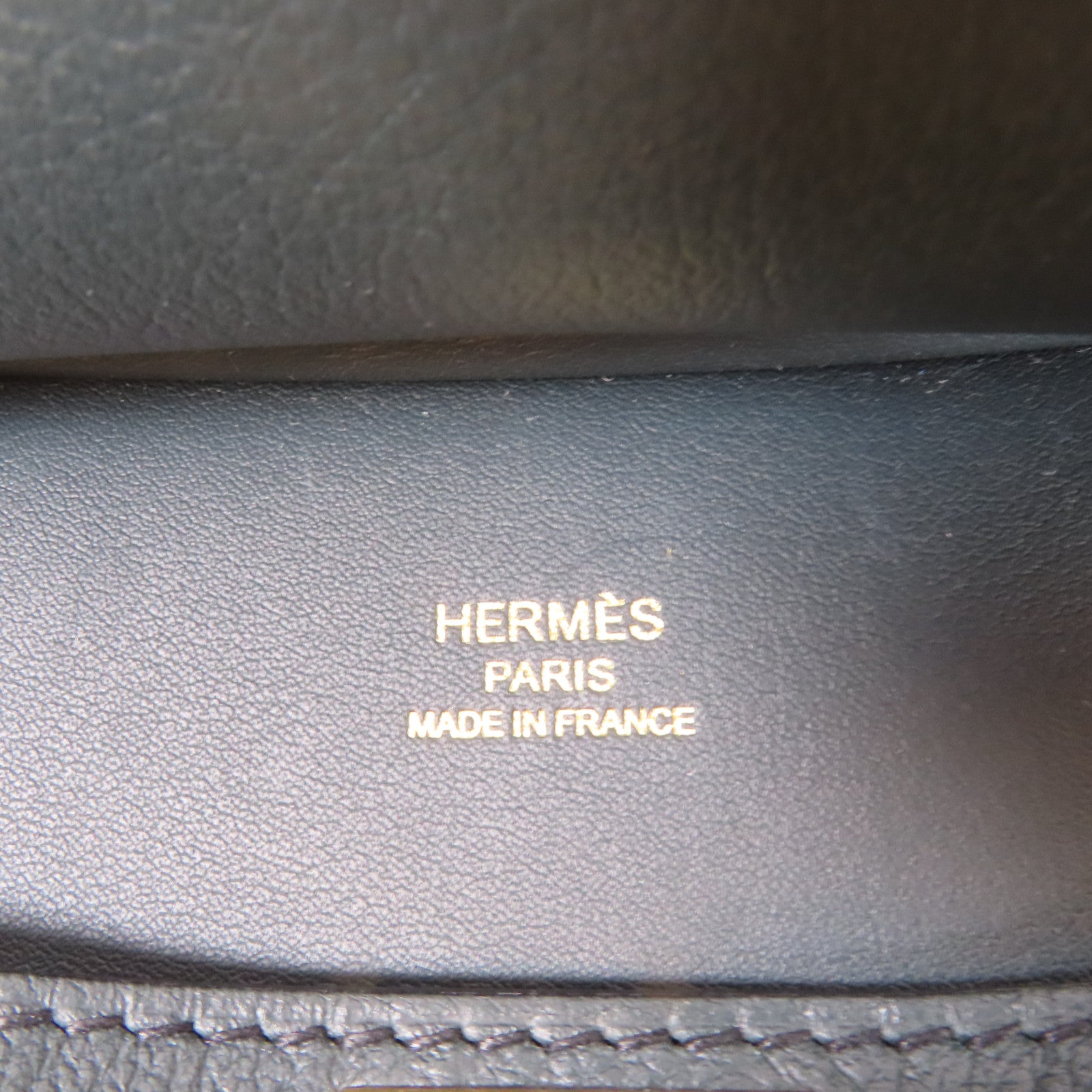 HERMES Evercolor皮革Jypsiere金扣肩背袋綠色