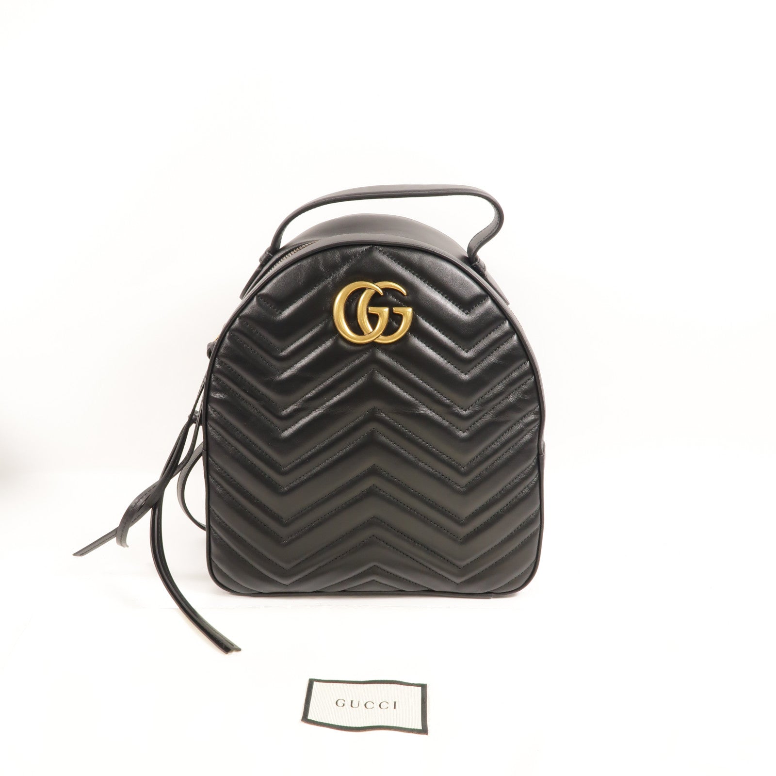 GUCCI 牛皮皮革GG Marmont Backpack/Rucksack背包