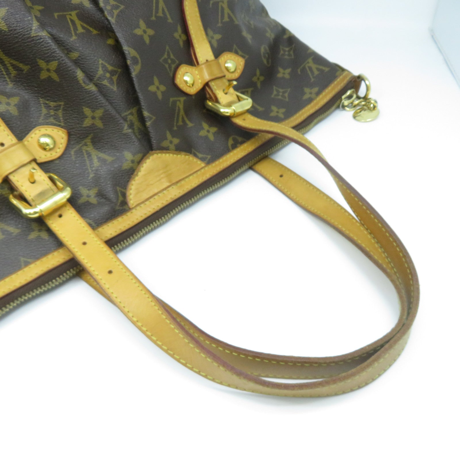 LOUIS VUITTON 【激減優惠】Monogram Palermo GM金扣手挽肩背兩用袋啡色