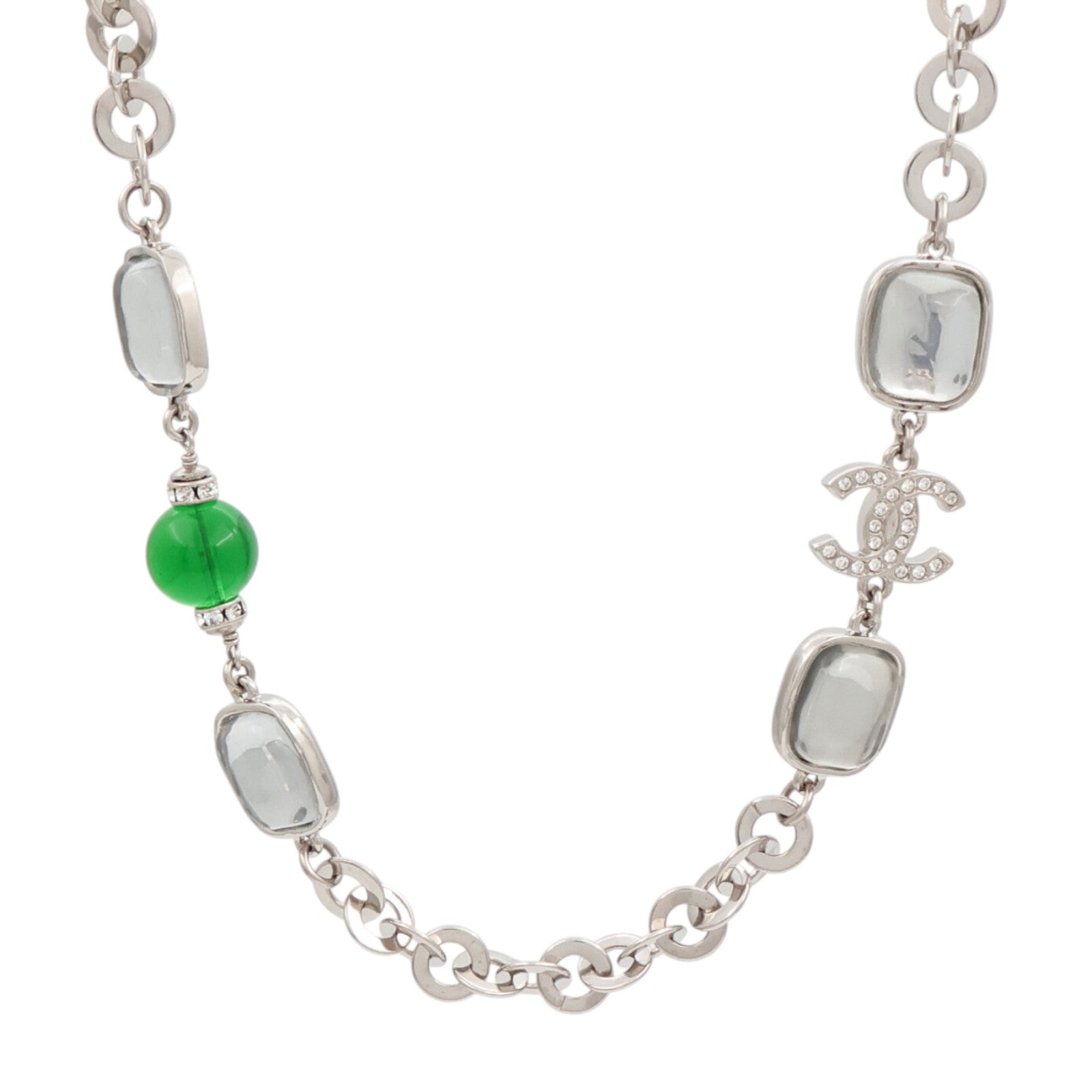CHANEL 金屬/PVC Necklace項鍊