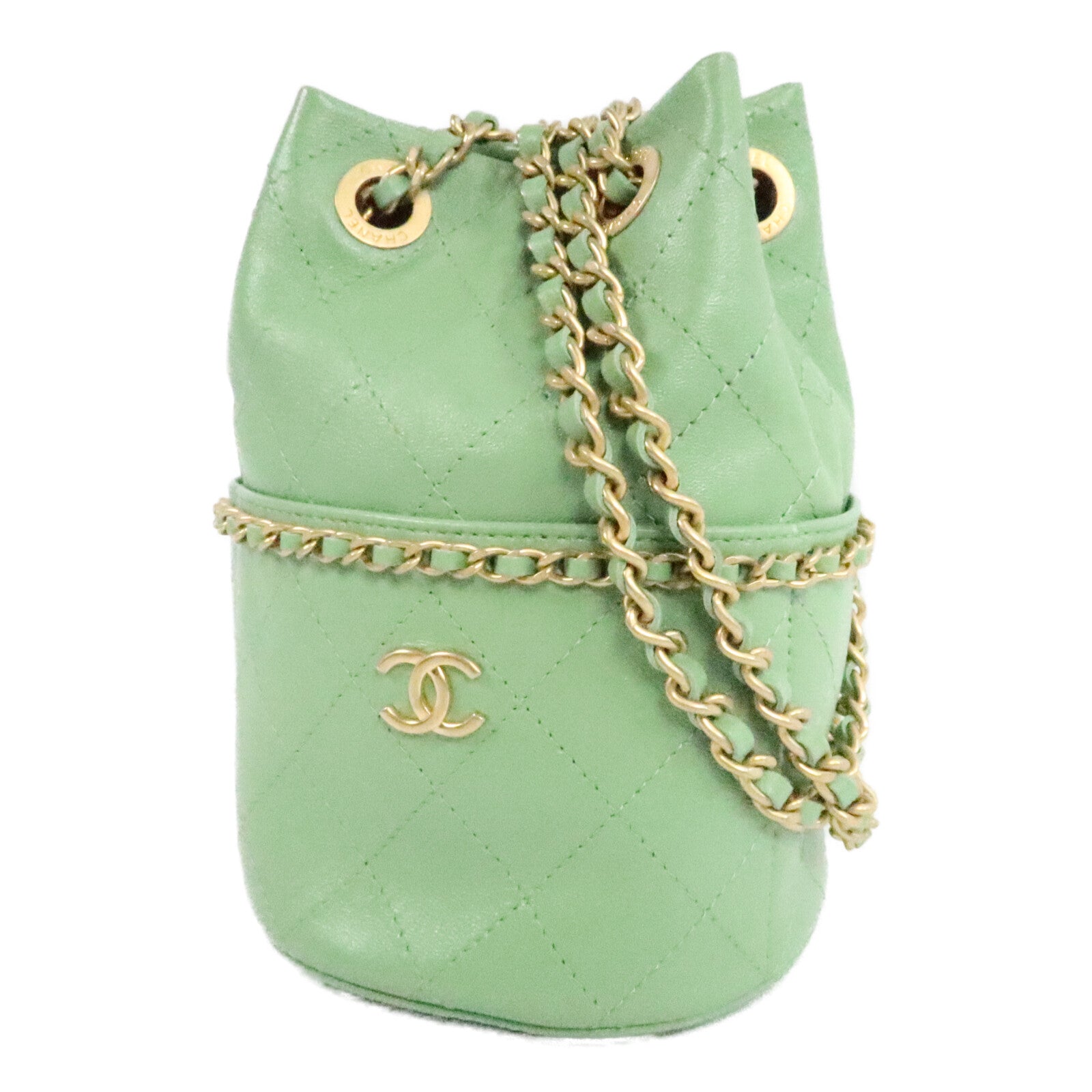 CHANEL 羊皮皮革Chain Shoulder Bag肩背袋