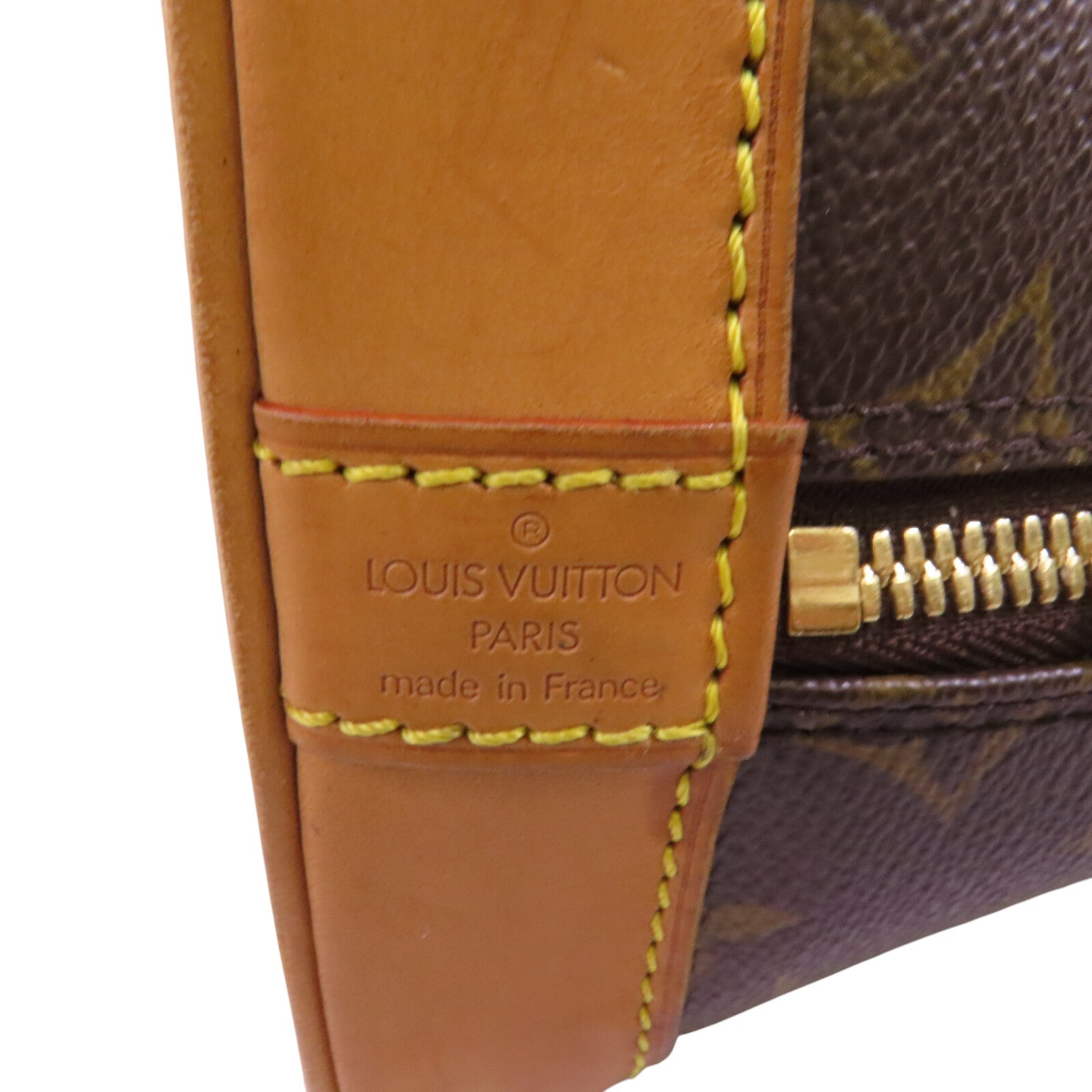 LOUIS VUITTON Monogram Alma PM金扣手挽袋