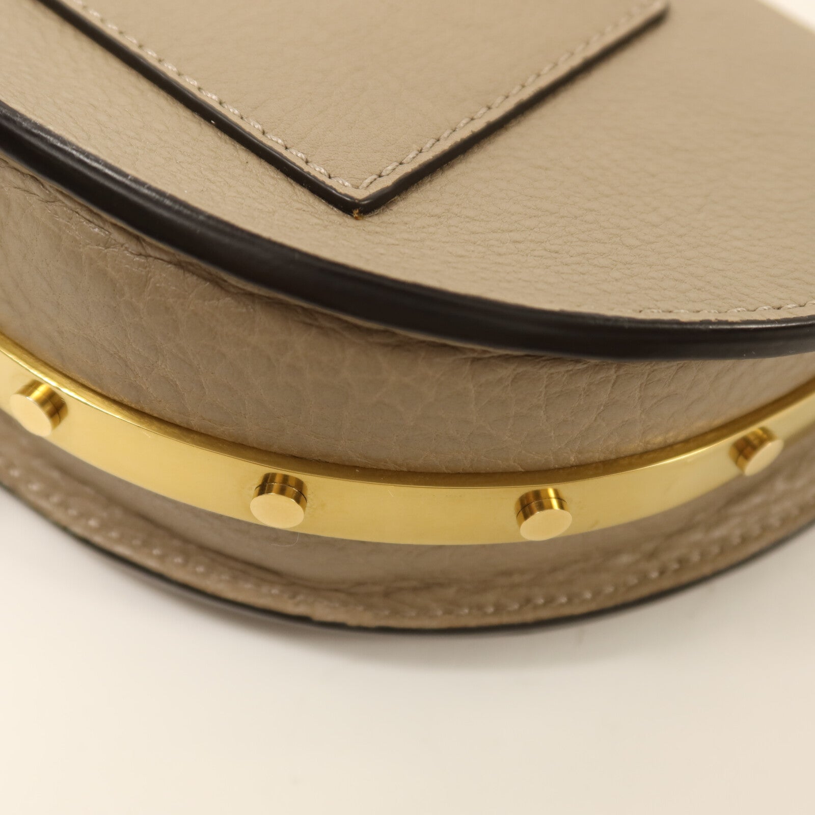 Chloe 牛皮皮革Nile Minaudiere Bracelet Bag金扣手挽肩背兩用袋