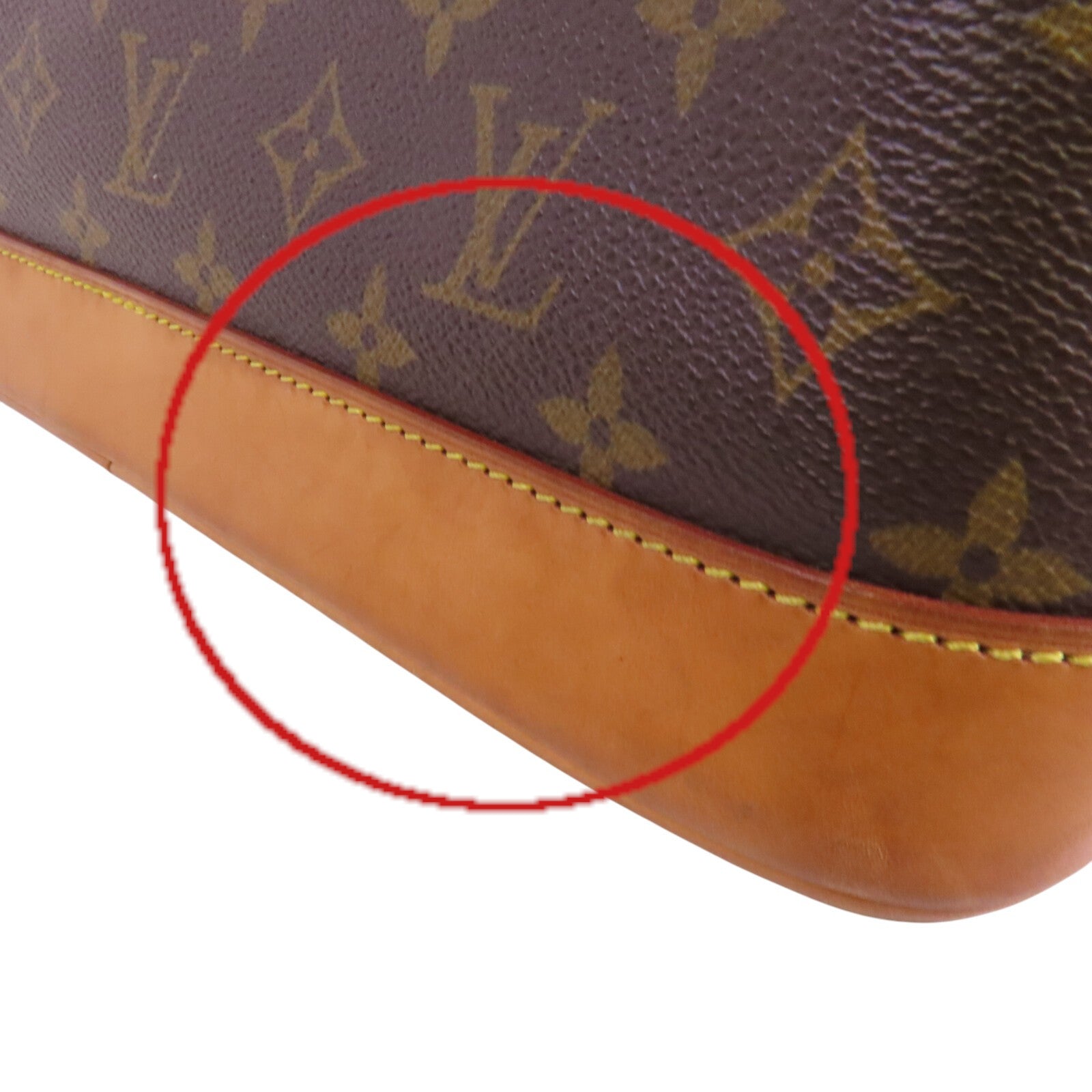 LOUIS VUITTON Monogram Alma PM金扣手挽袋