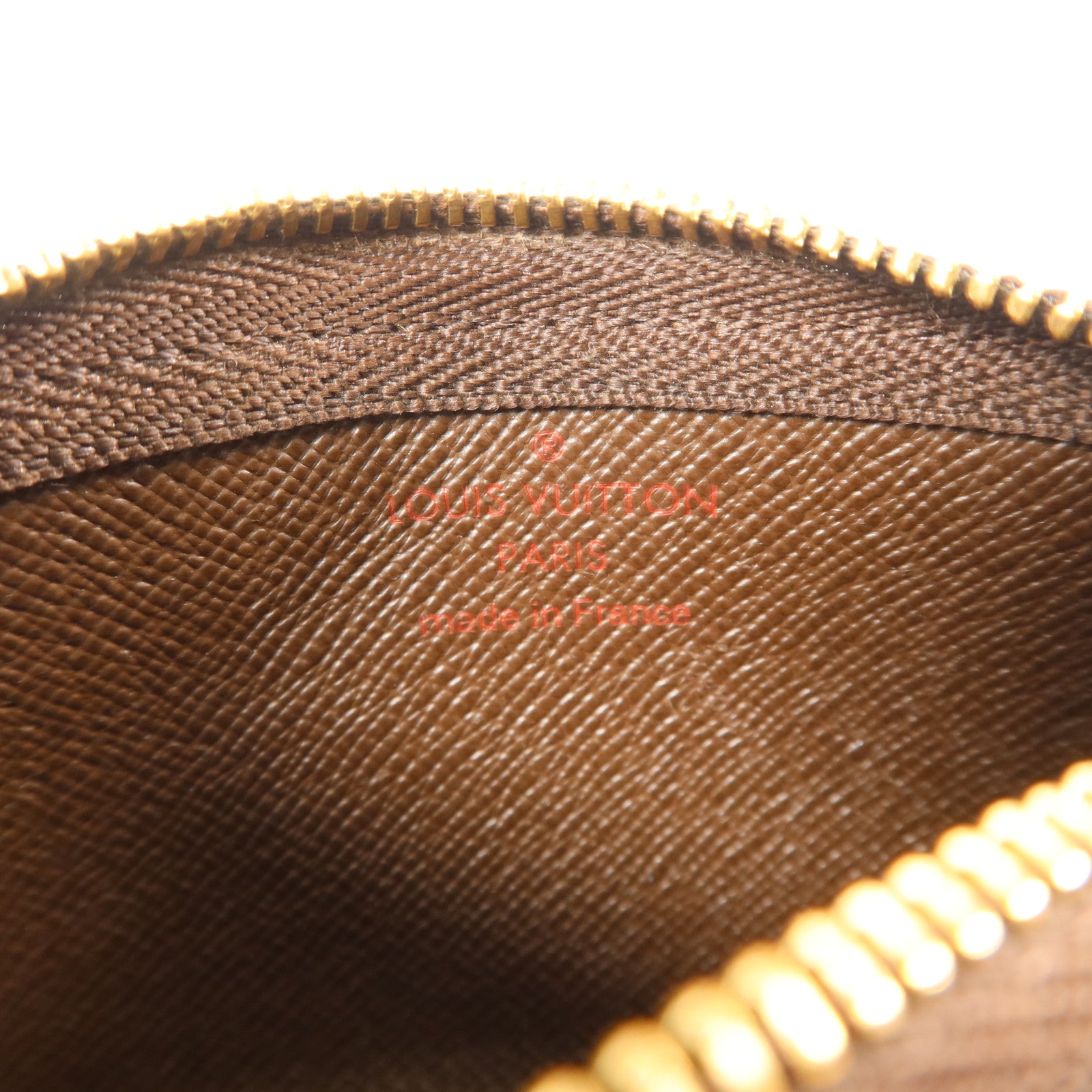 LOUIS VUITTON Damier Pochette Cles金扣零錢包