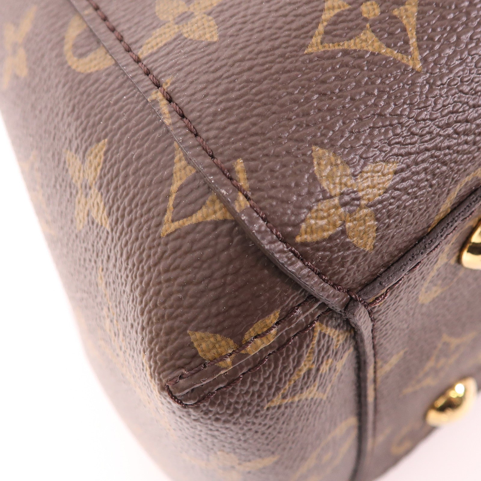 LOUIS VUITTON Monogram Montaigne MM金扣手挽肩背兩用袋