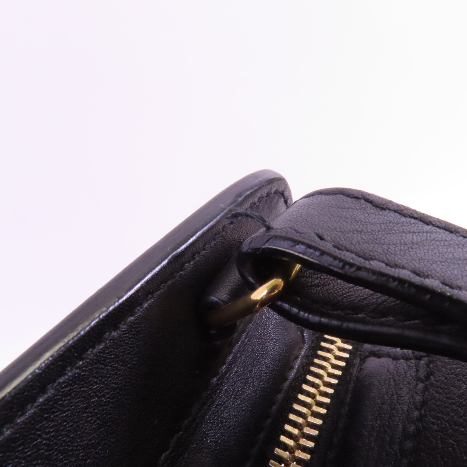 SAINT LAURENT 牛皮皮革2Way Shoulder Bag金扣手挽肩背兩用袋
