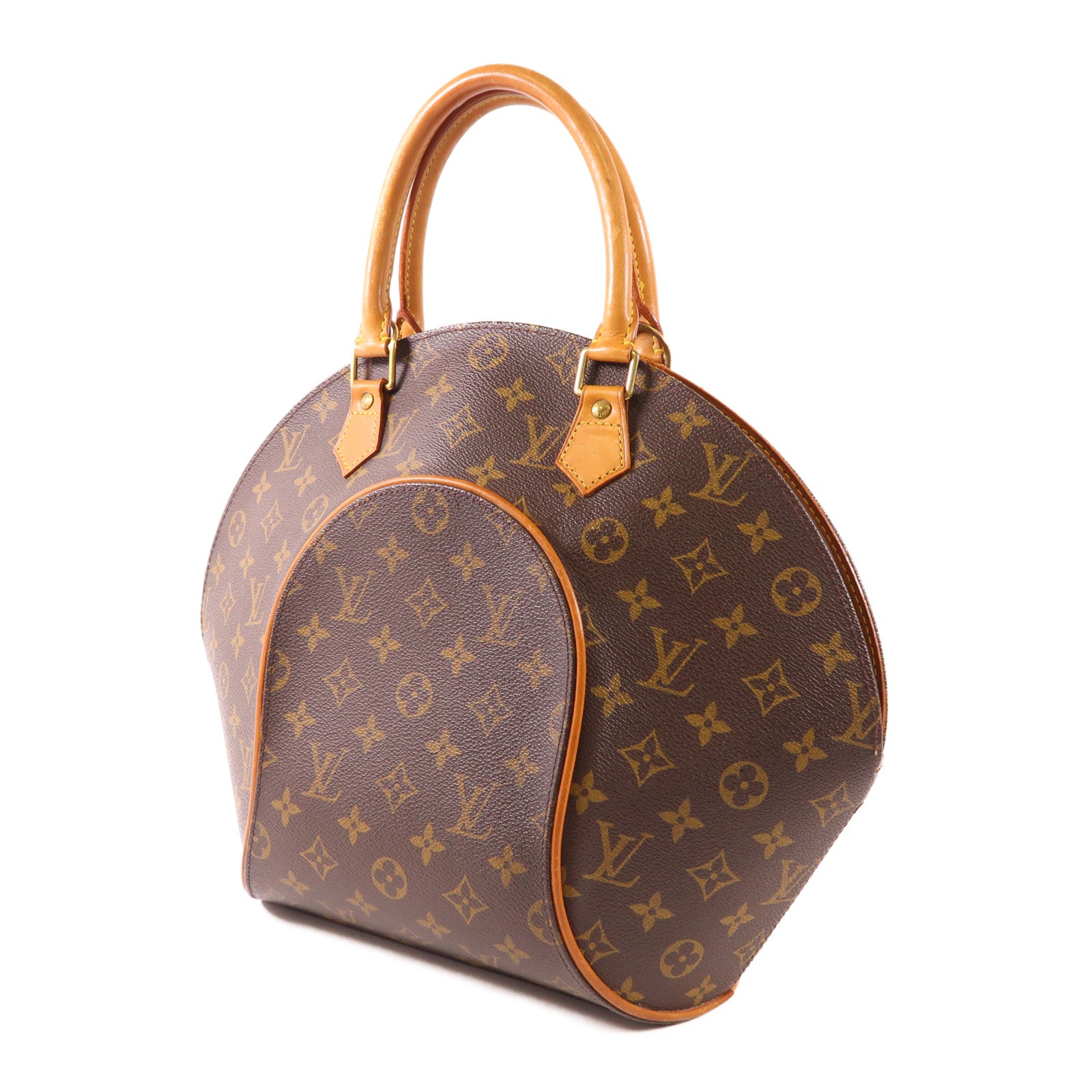 LOUIS VUITTON LV GHW Ellipse MM Hand Bag M51126 Monogram Brown