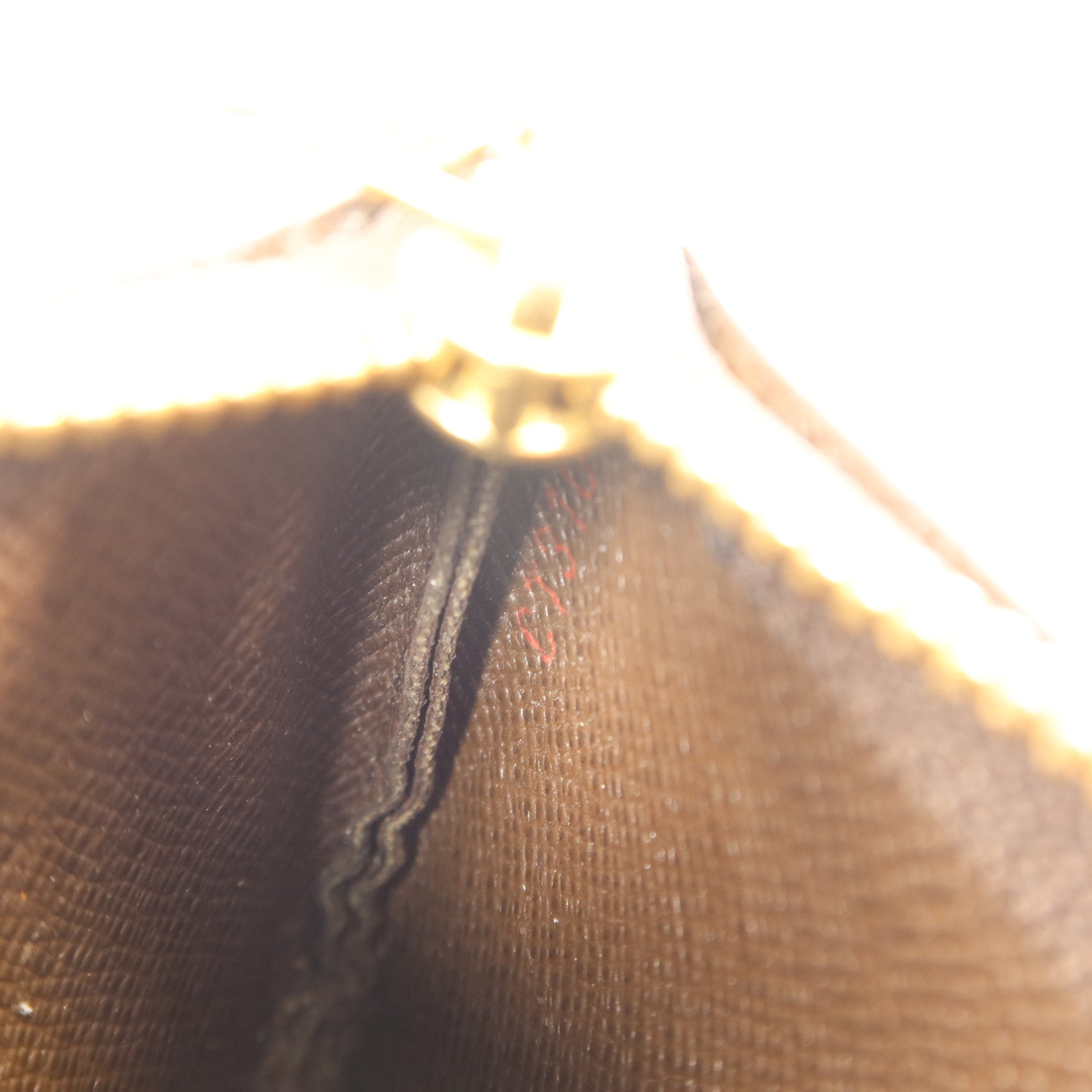 LOUIS VUITTON Damier Pochette Cles金扣零錢包