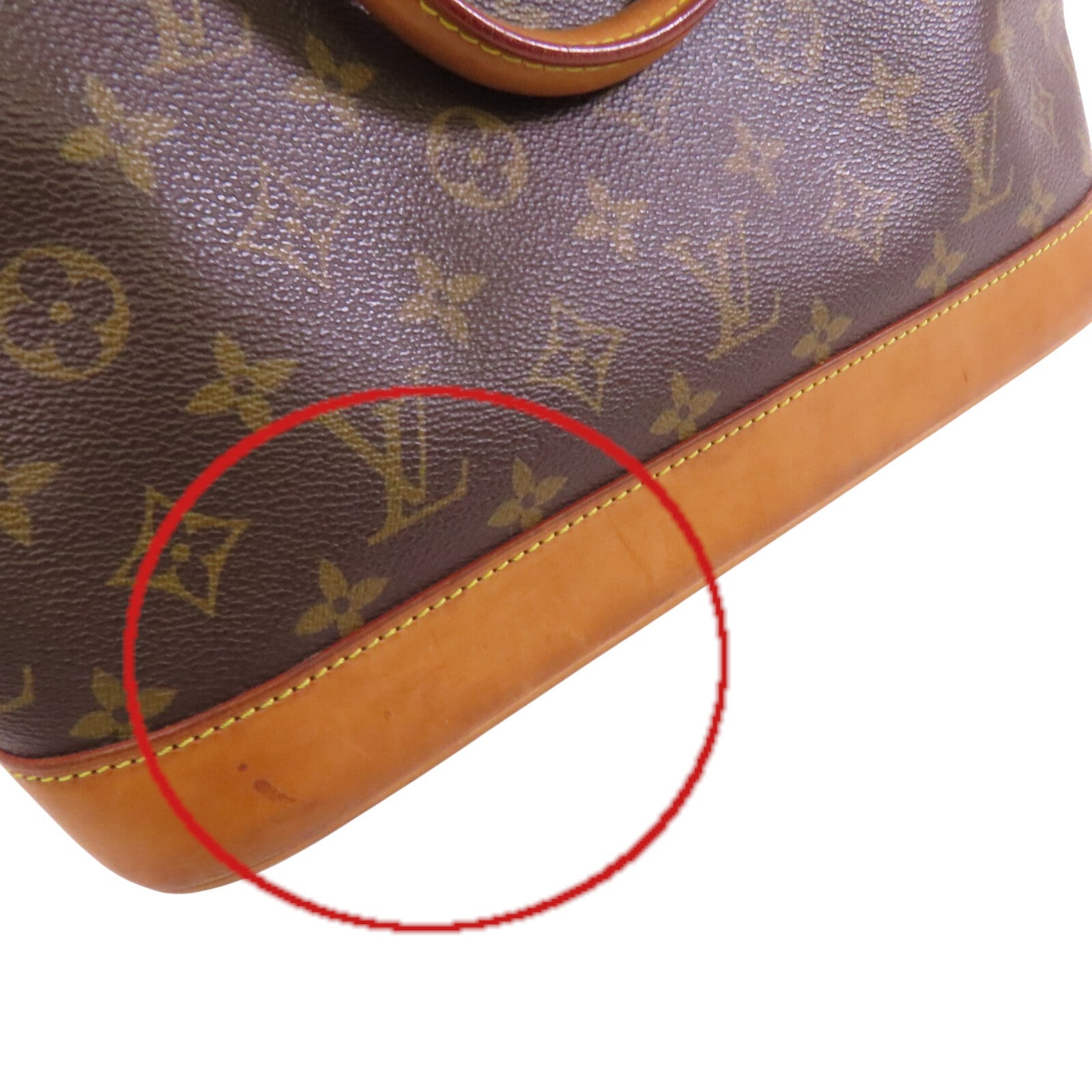 LOUIS VUITTON Monogram Alma PM金扣手挽袋