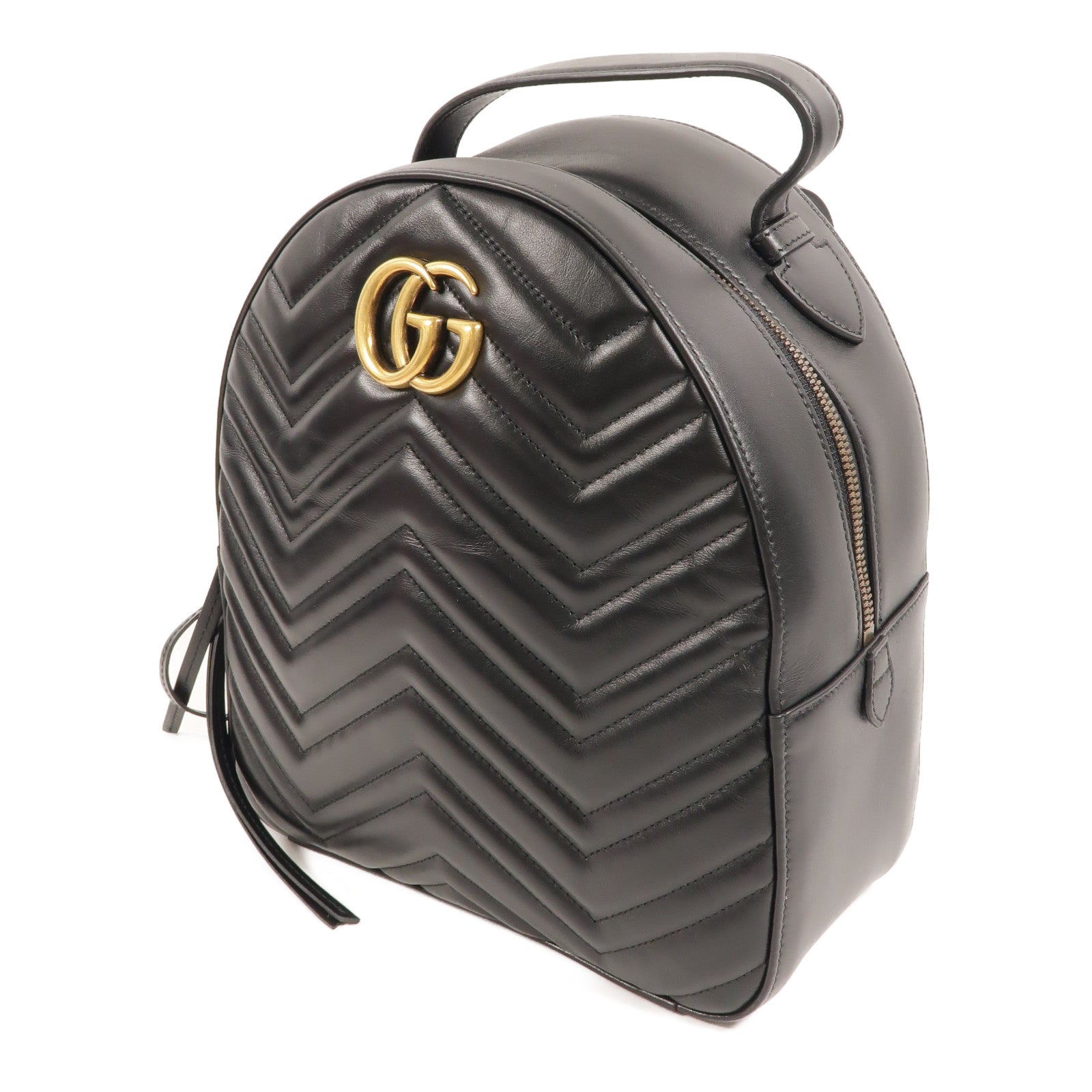 GUCCI 牛皮皮革GG Marmont Backpack/Rucksack背包