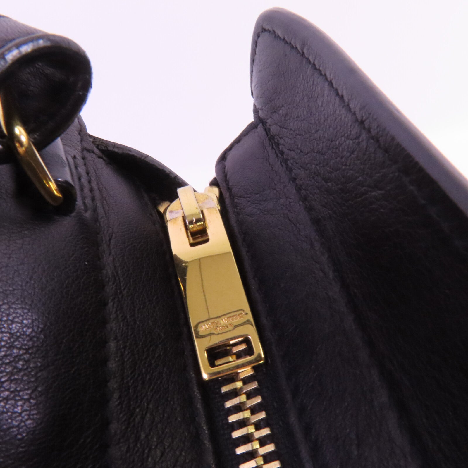 SAINT LAURENT 牛皮皮革2Way Shoulder Bag金扣手挽肩背兩用袋