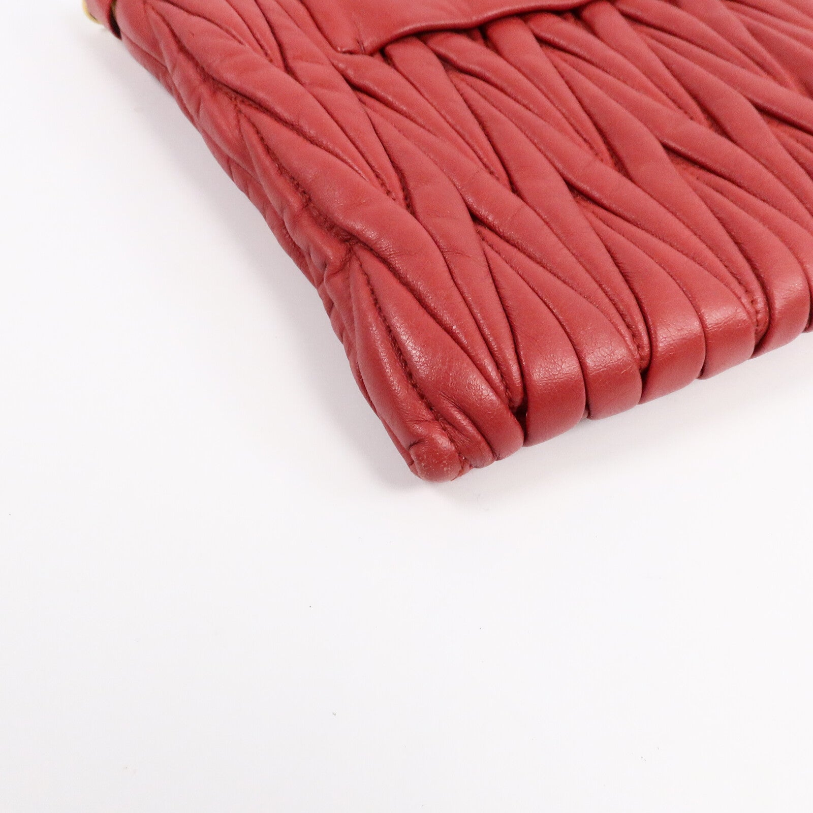 Miu Miu 羊皮皮革Shoulder Clutch Bag肩背袋