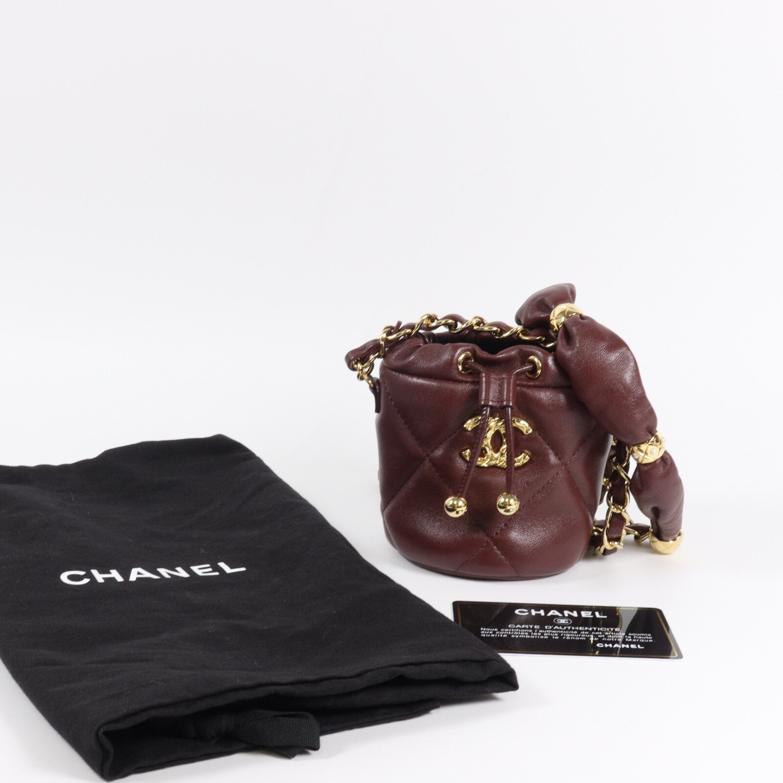 CHANEL 羊皮皮革Chain Shoulder鏈帶肩背袋