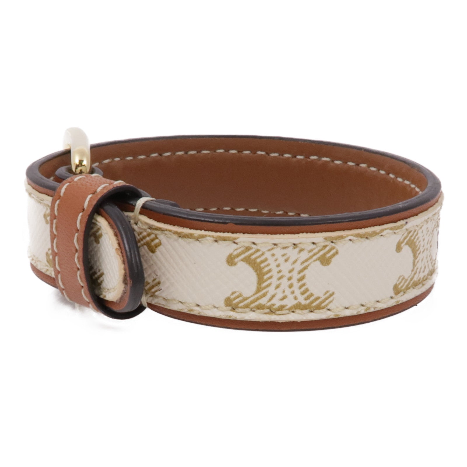 CELINE 塗層帆布/皮革Bracelet手鏈
