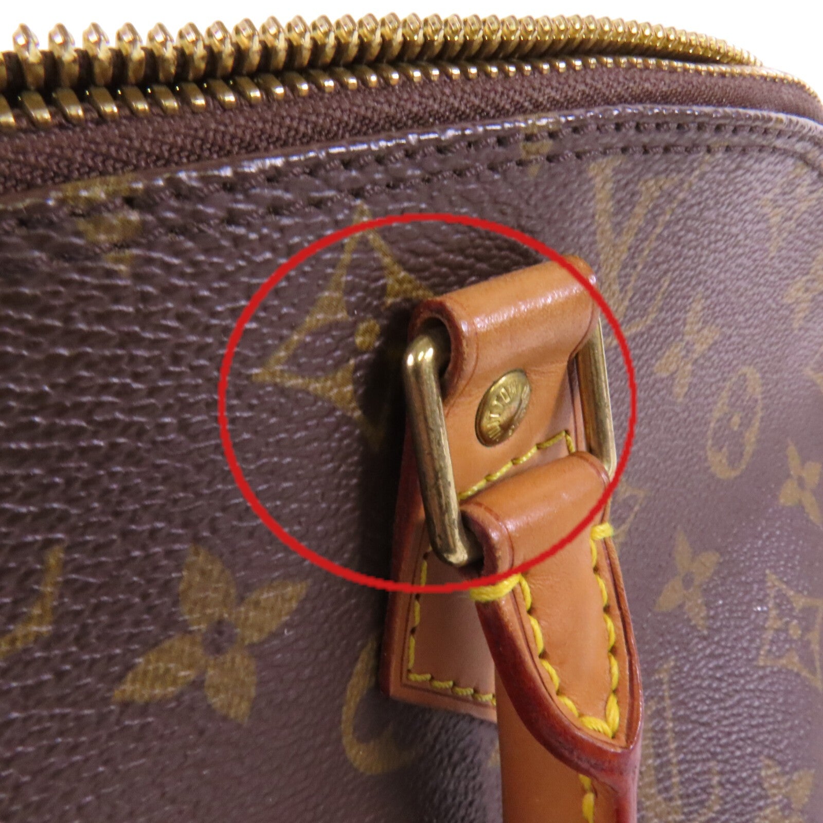 LOUIS VUITTON Monogram Alma PM金扣手挽袋