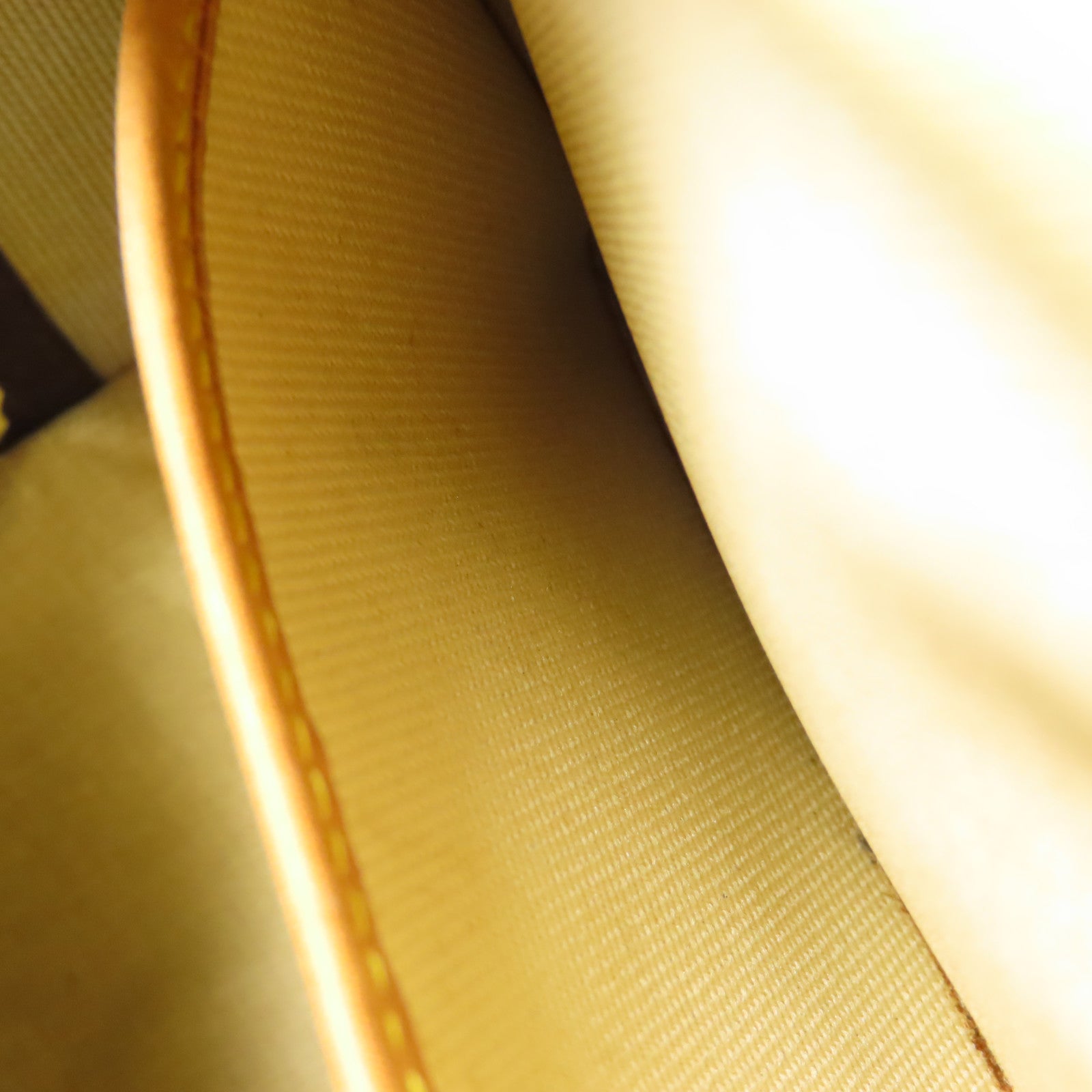 LOUIS VUITTON【激減優惠】 Monogram Deauville金扣手挽袋棕色