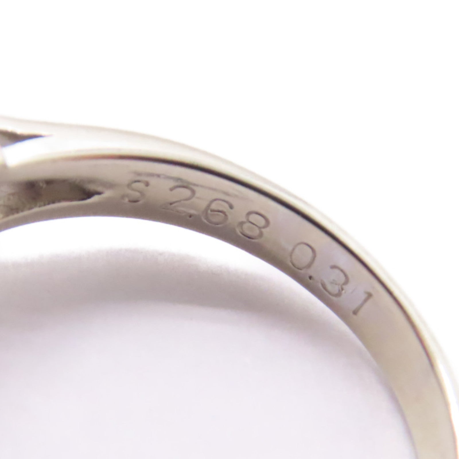 JEWELRY PT900鉑金Sapphire/Diamond Ring 2.68ct藍寶石/0.31ct鑽石戒指US#7