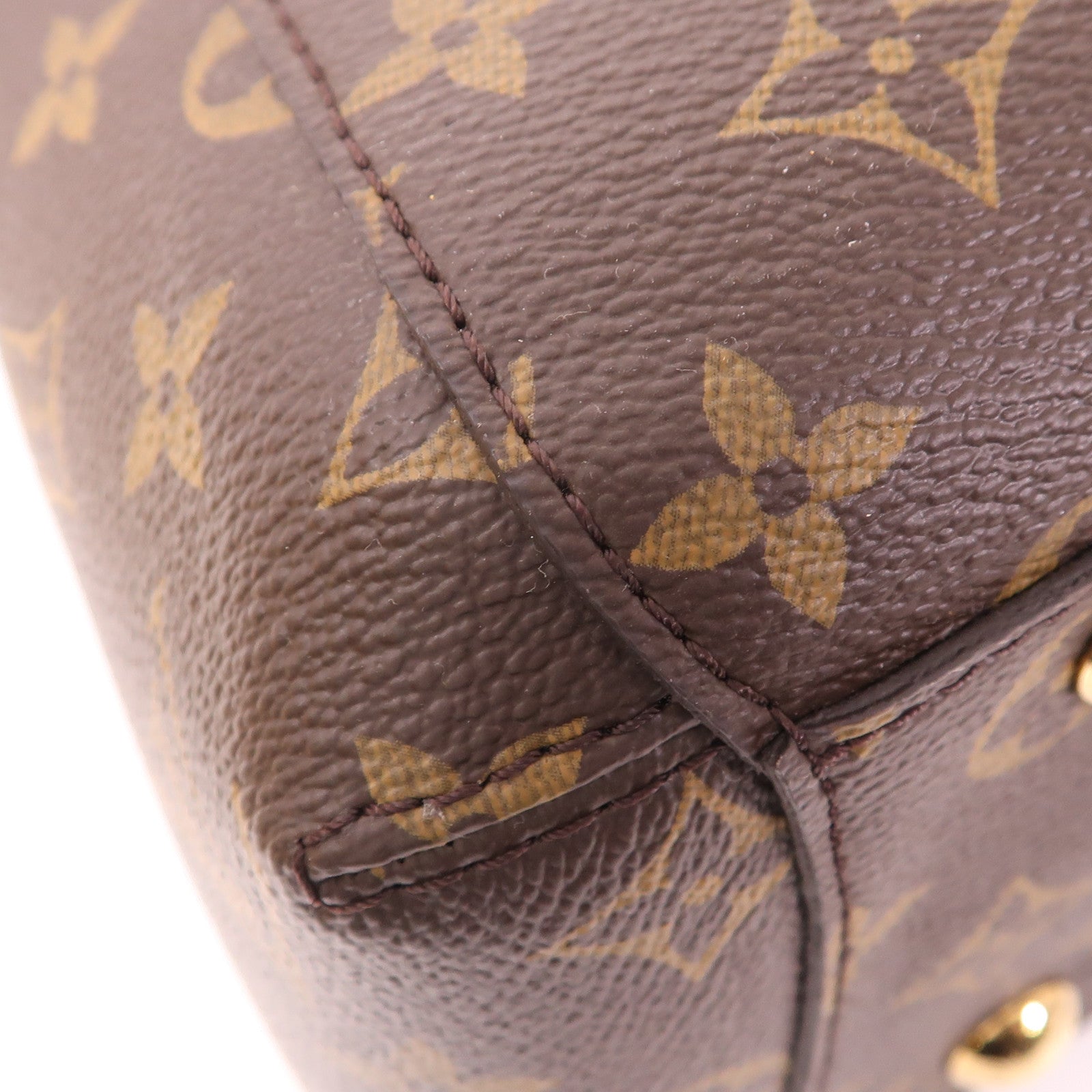 LOUIS VUITTON Monogram Montaigne MM金扣手挽肩背兩用袋