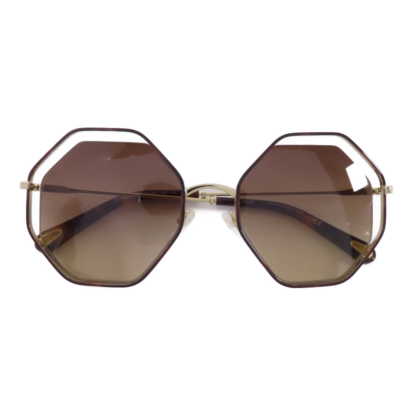 Chloe PVC/金屬Sunglasses太陽眼鏡啡色